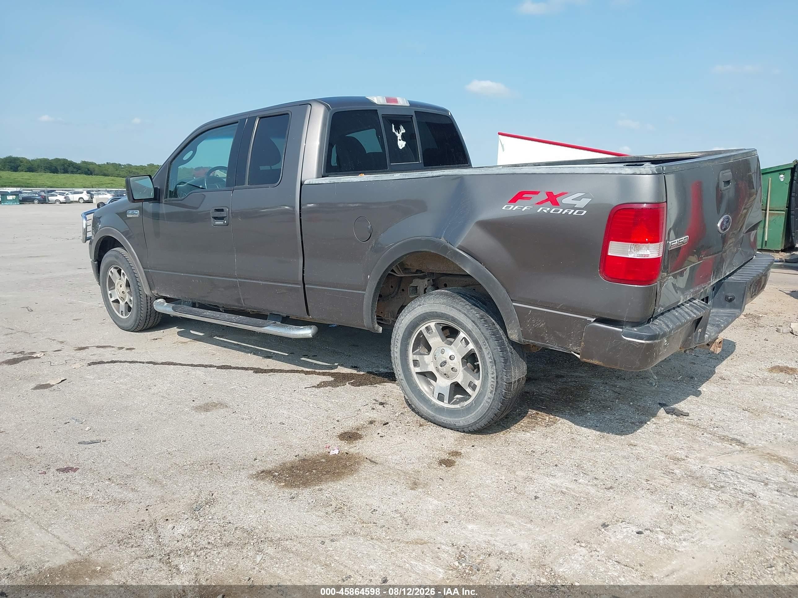 2004 Ford F-150   Gray vin: 1FTPX14594FA09210
