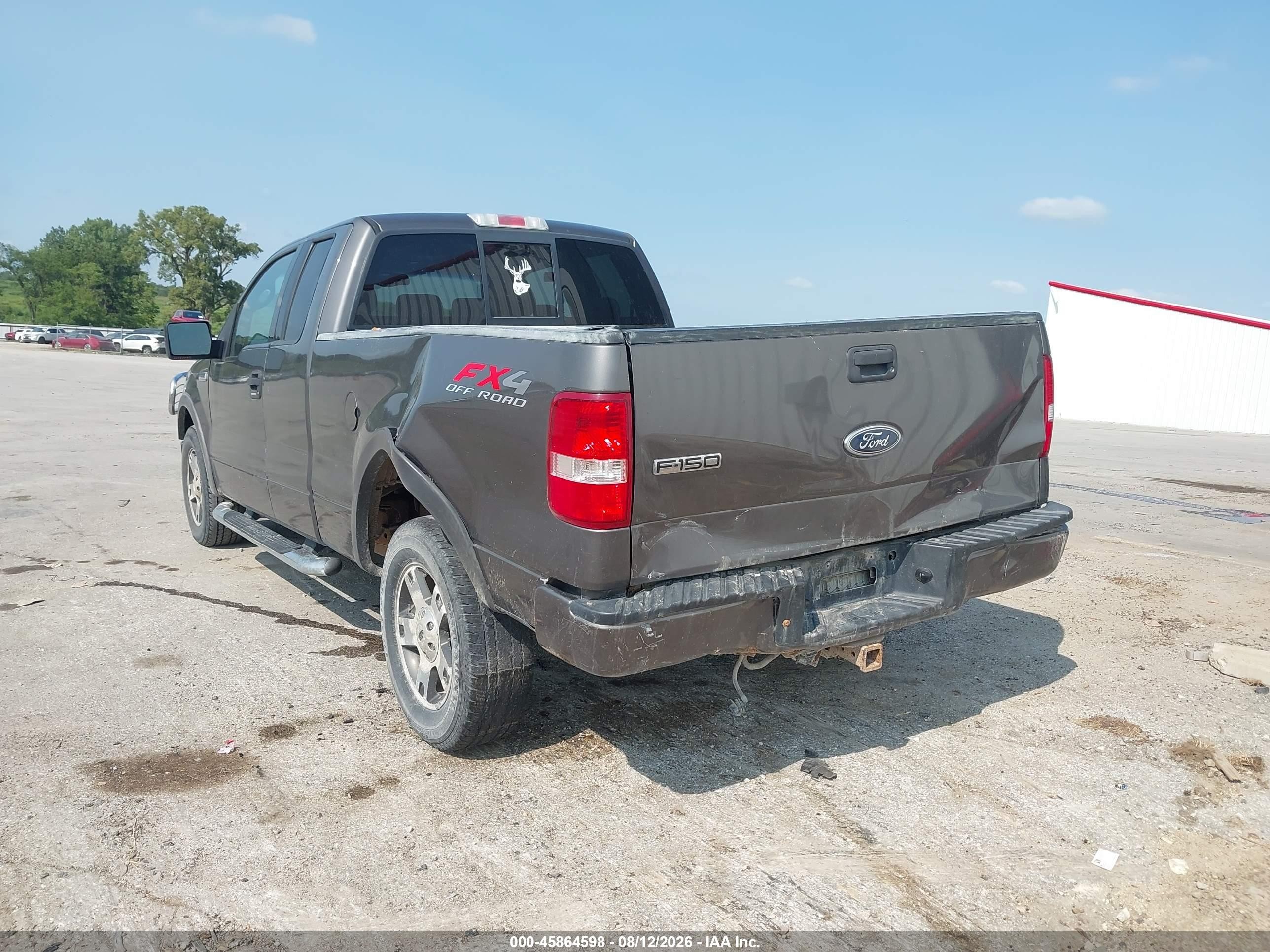 2004 Ford F-150   Gray vin: 1FTPX14594FA09210