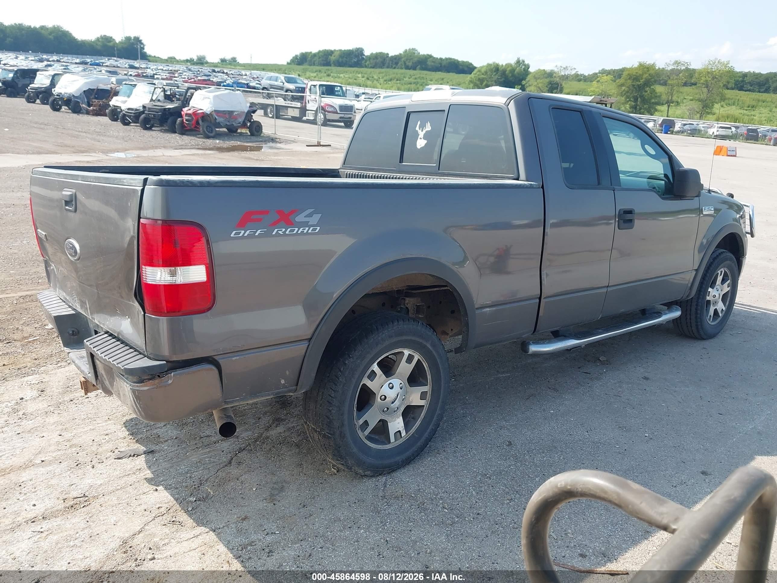 2004 Ford F-150   Gray vin: 1FTPX14594FA09210