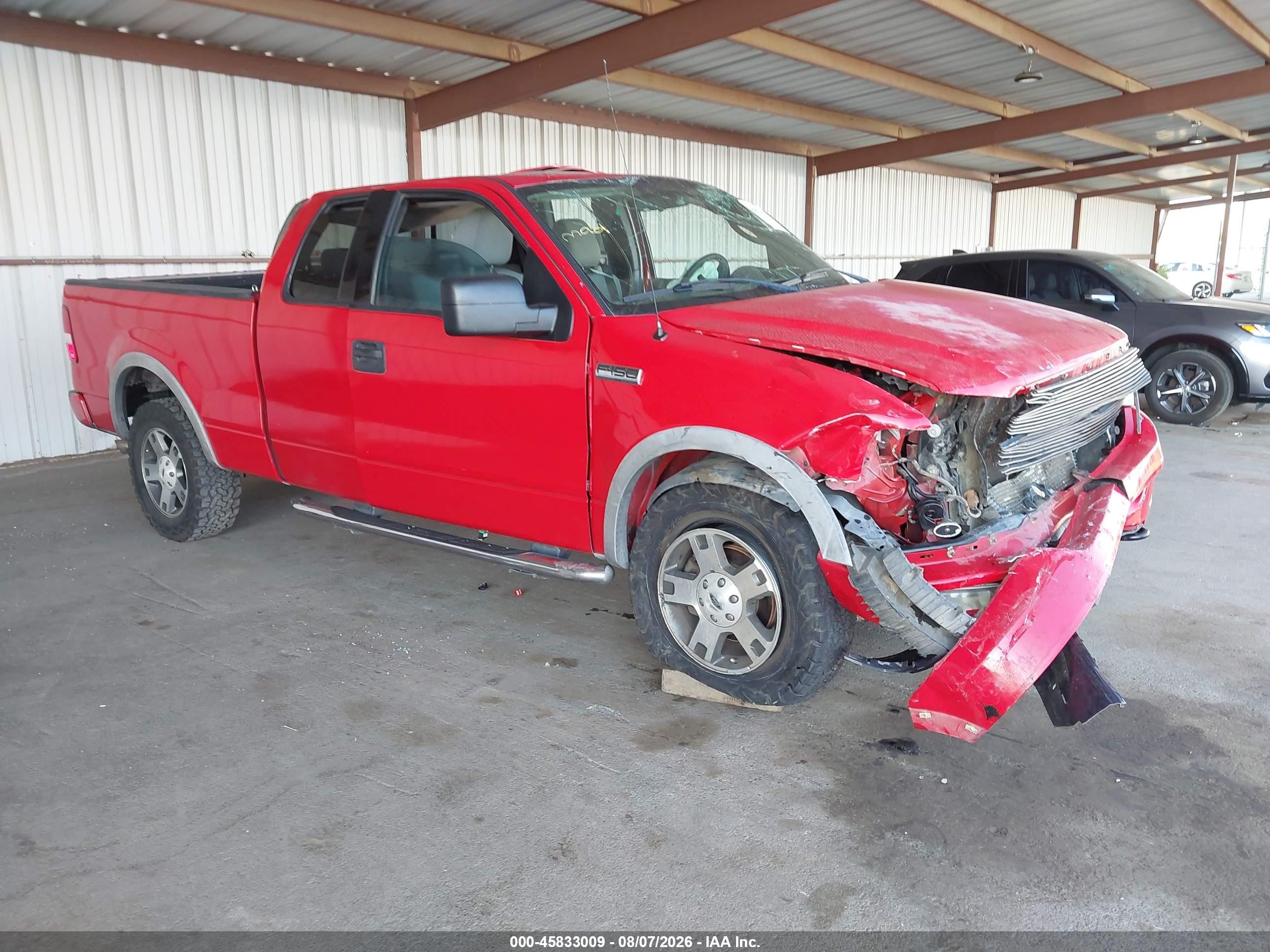 2004 Ford F-150 Fx4/lariat/xl/xlt Red vin: 1FTPX14594NA29267