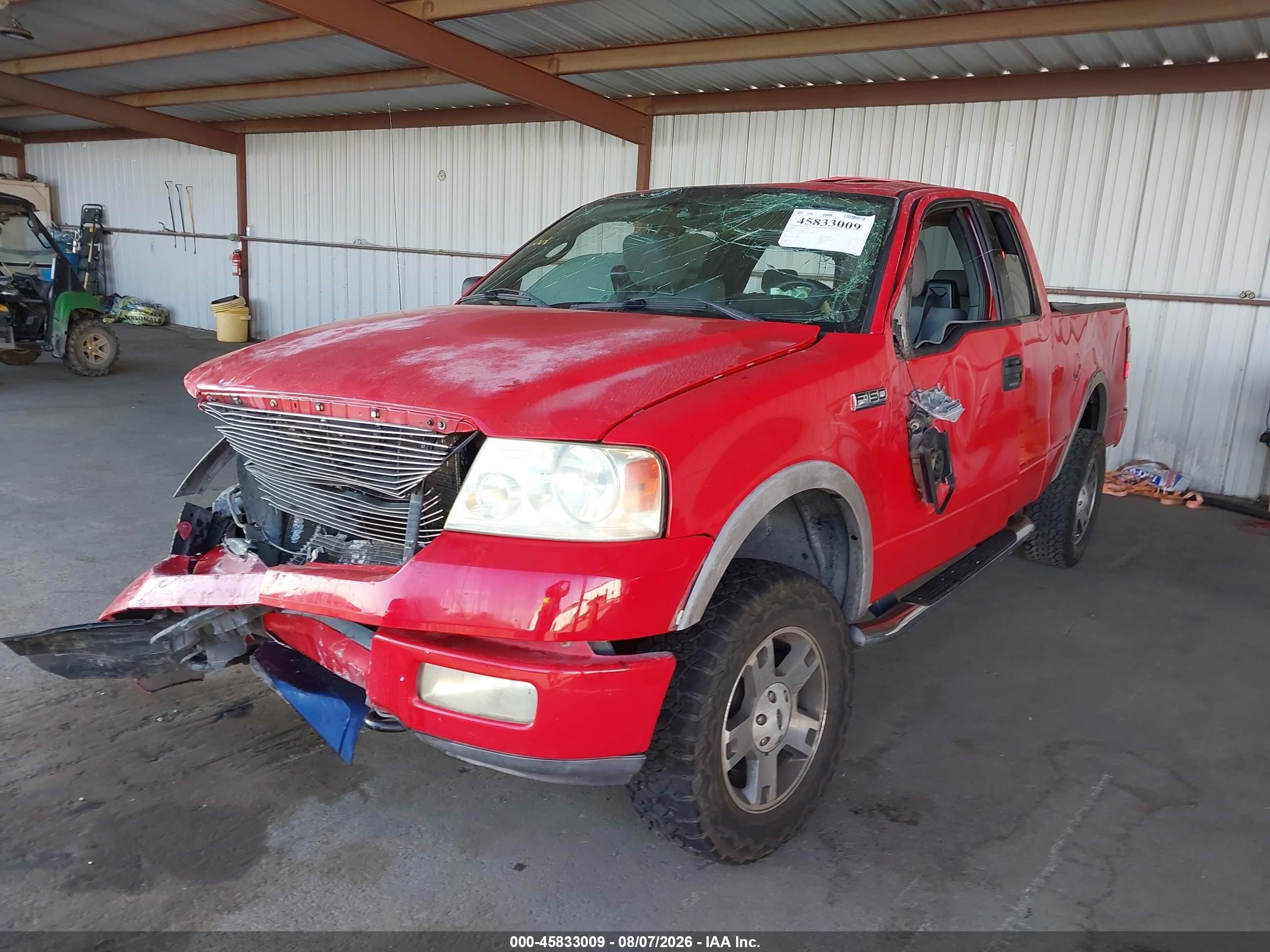 2004 Ford F-150 Fx4/lariat/xl/xlt Red vin: 1FTPX14594NA29267