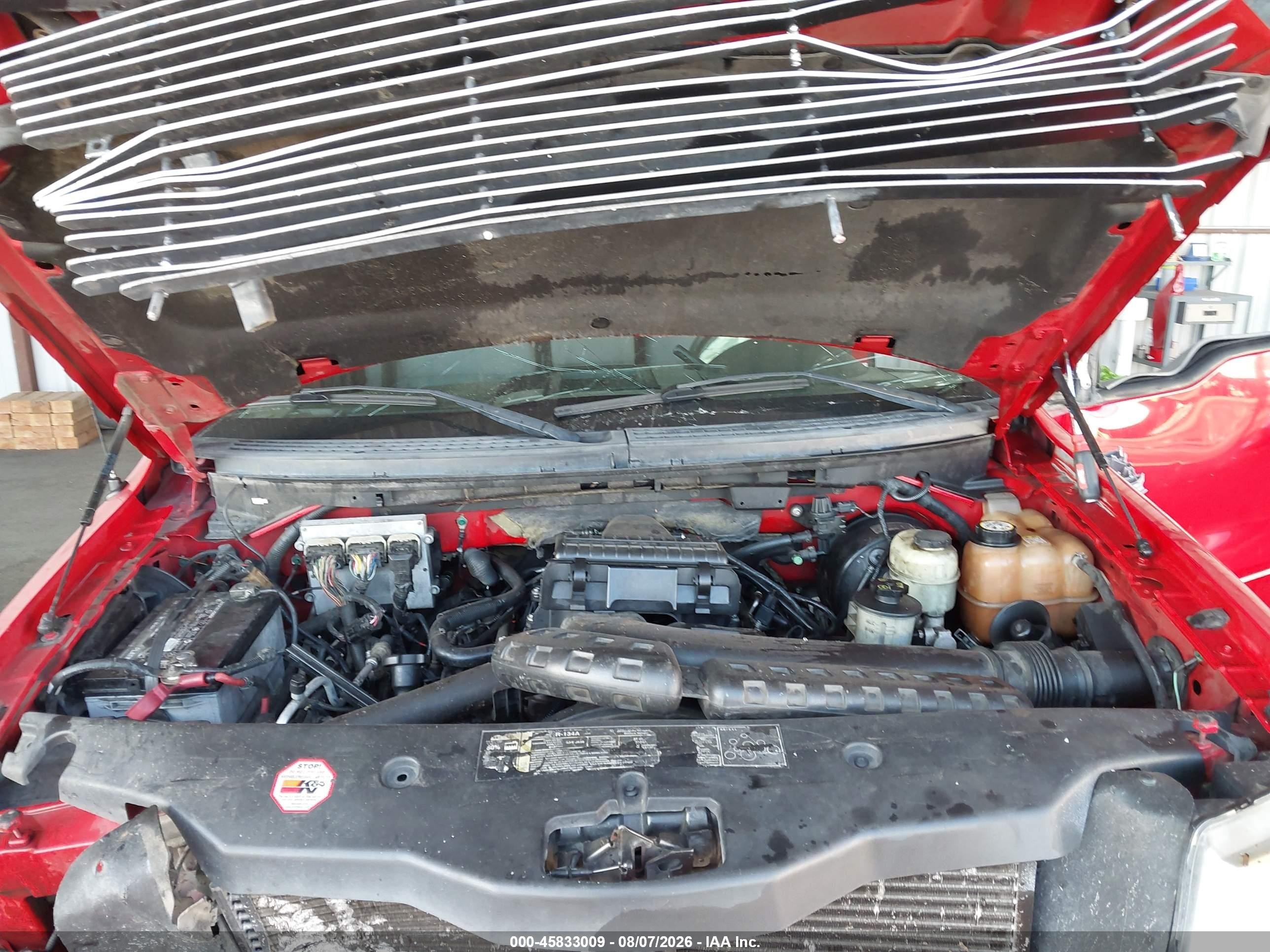 2004 Ford F-150 Fx4/lariat/xl/xlt Red vin: 1FTPX14594NA29267