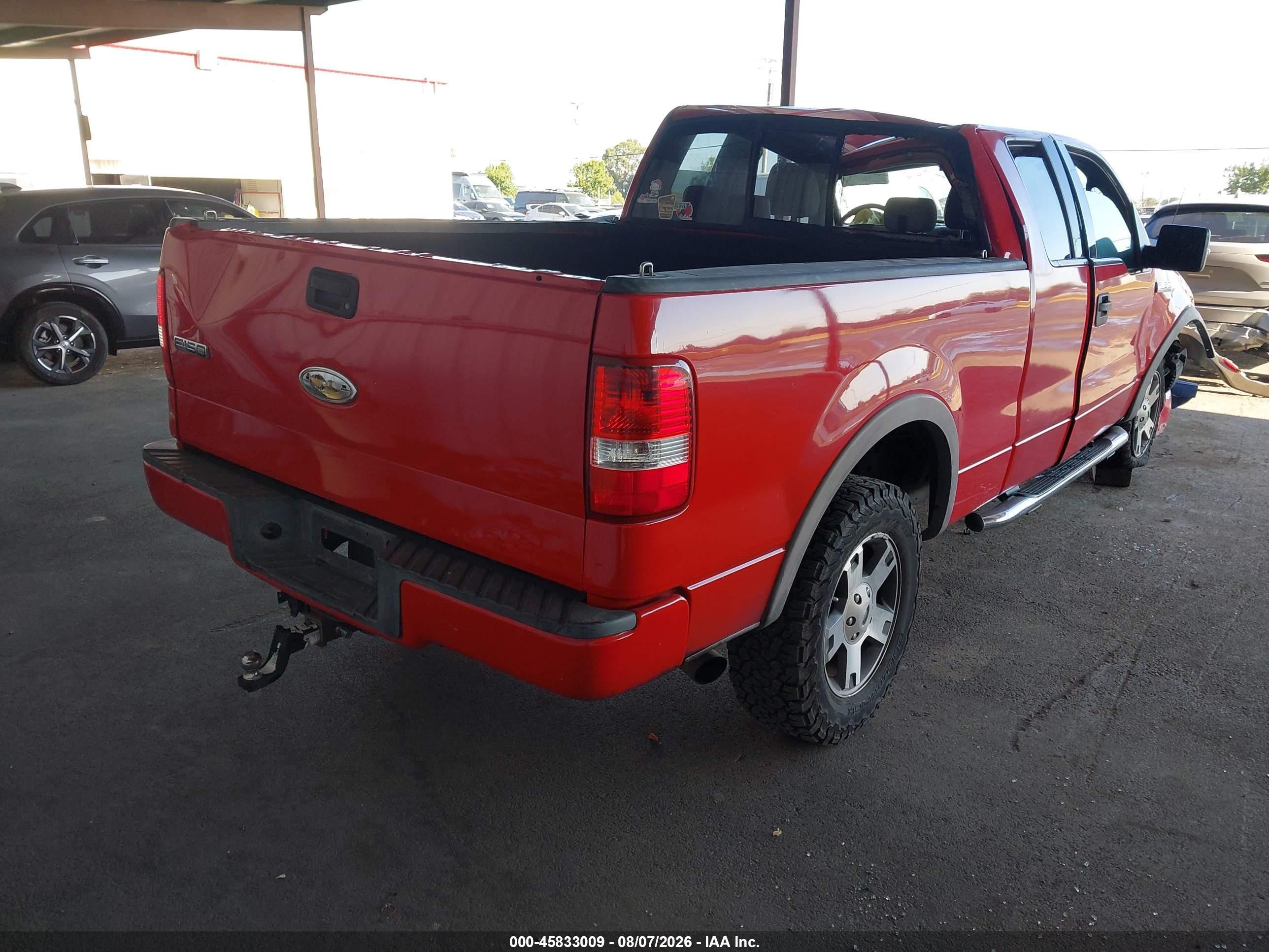 2004 Ford F-150 Fx4/lariat/xl/xlt Red vin: 1FTPX14594NA29267