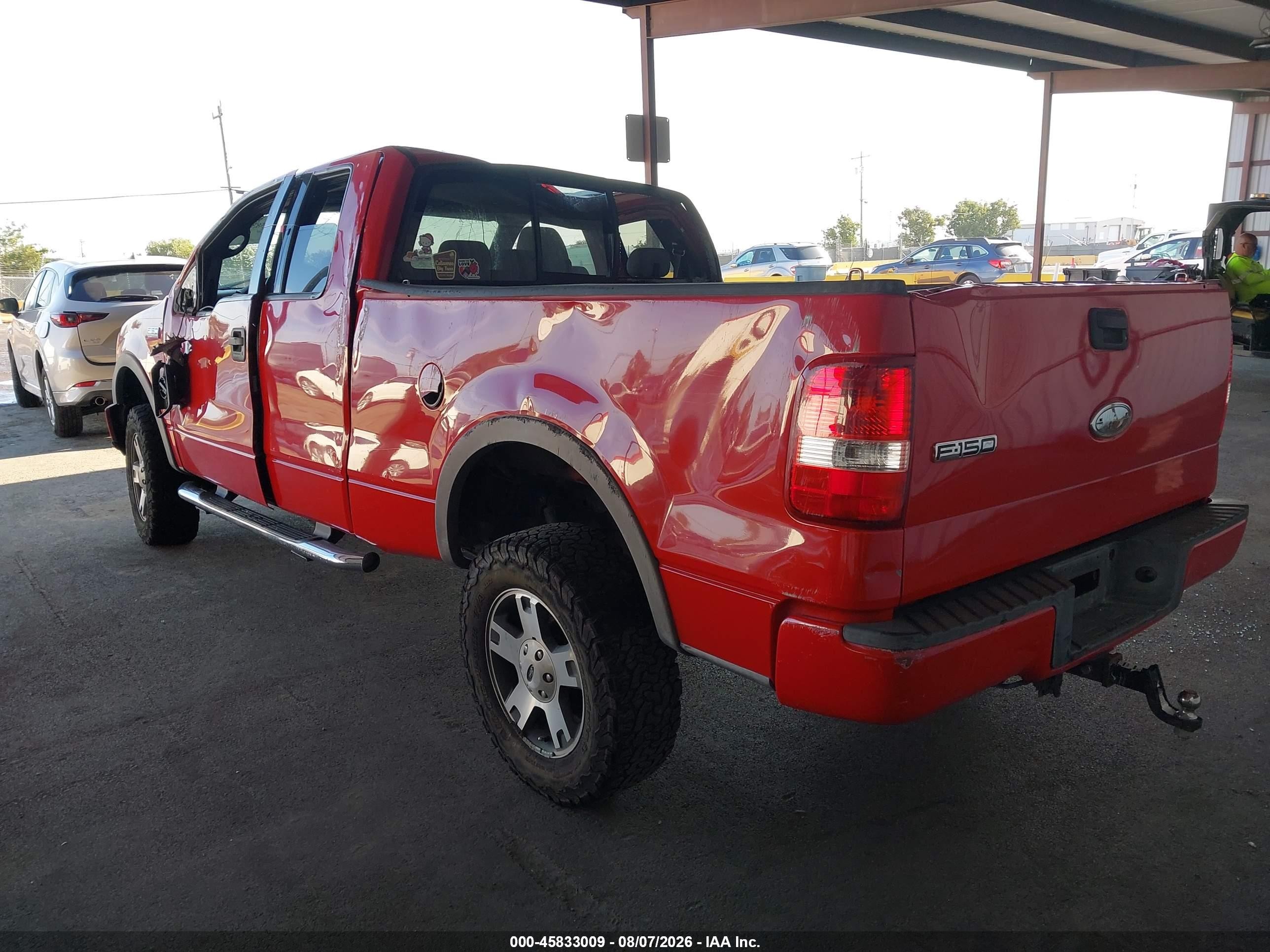 2004 Ford F-150 Fx4/lariat/xl/xlt Red vin: 1FTPX14594NA29267