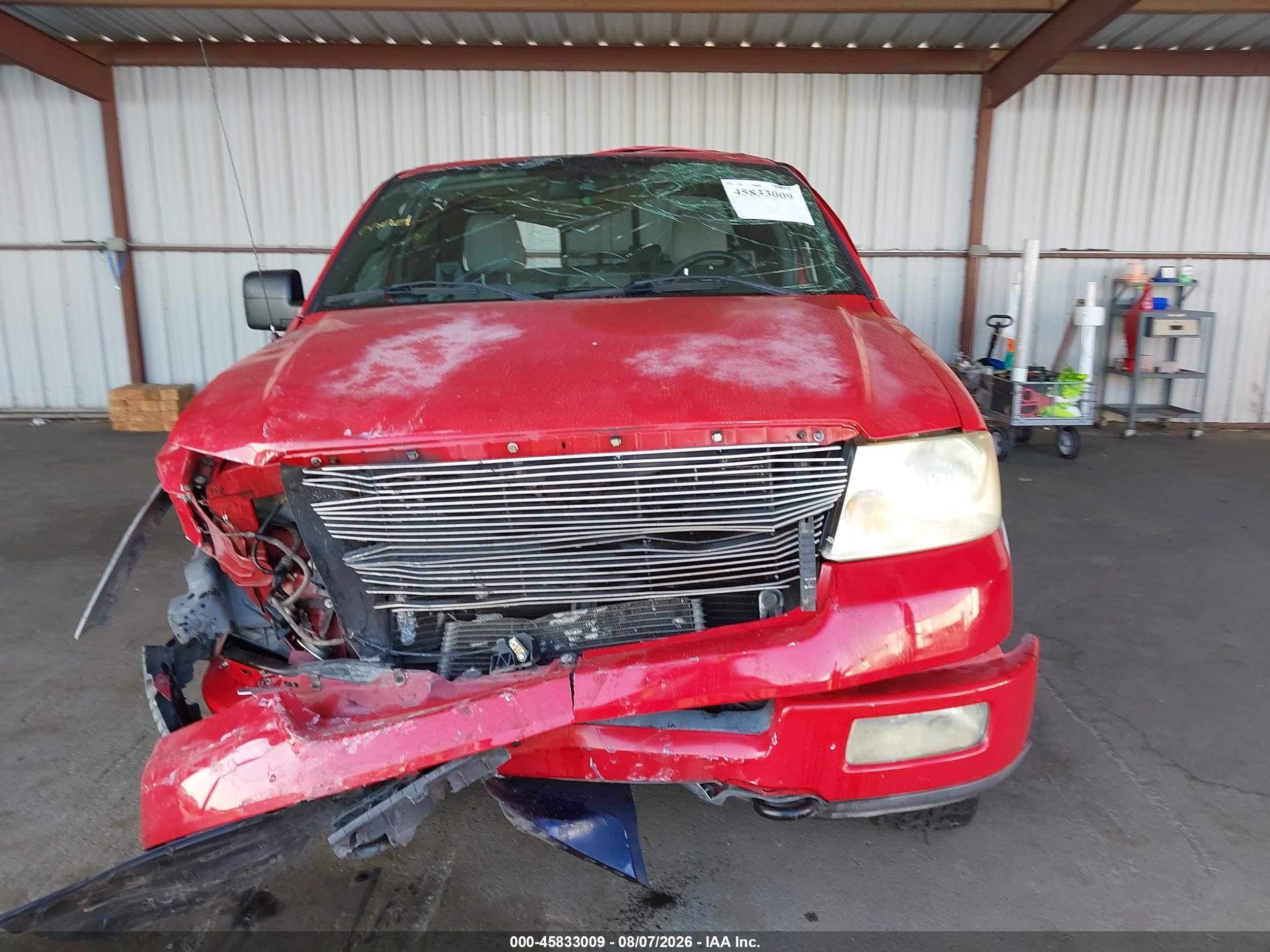 2004 Ford F-150 Fx4/lariat/xl/xlt Red vin: 1FTPX14594NA29267