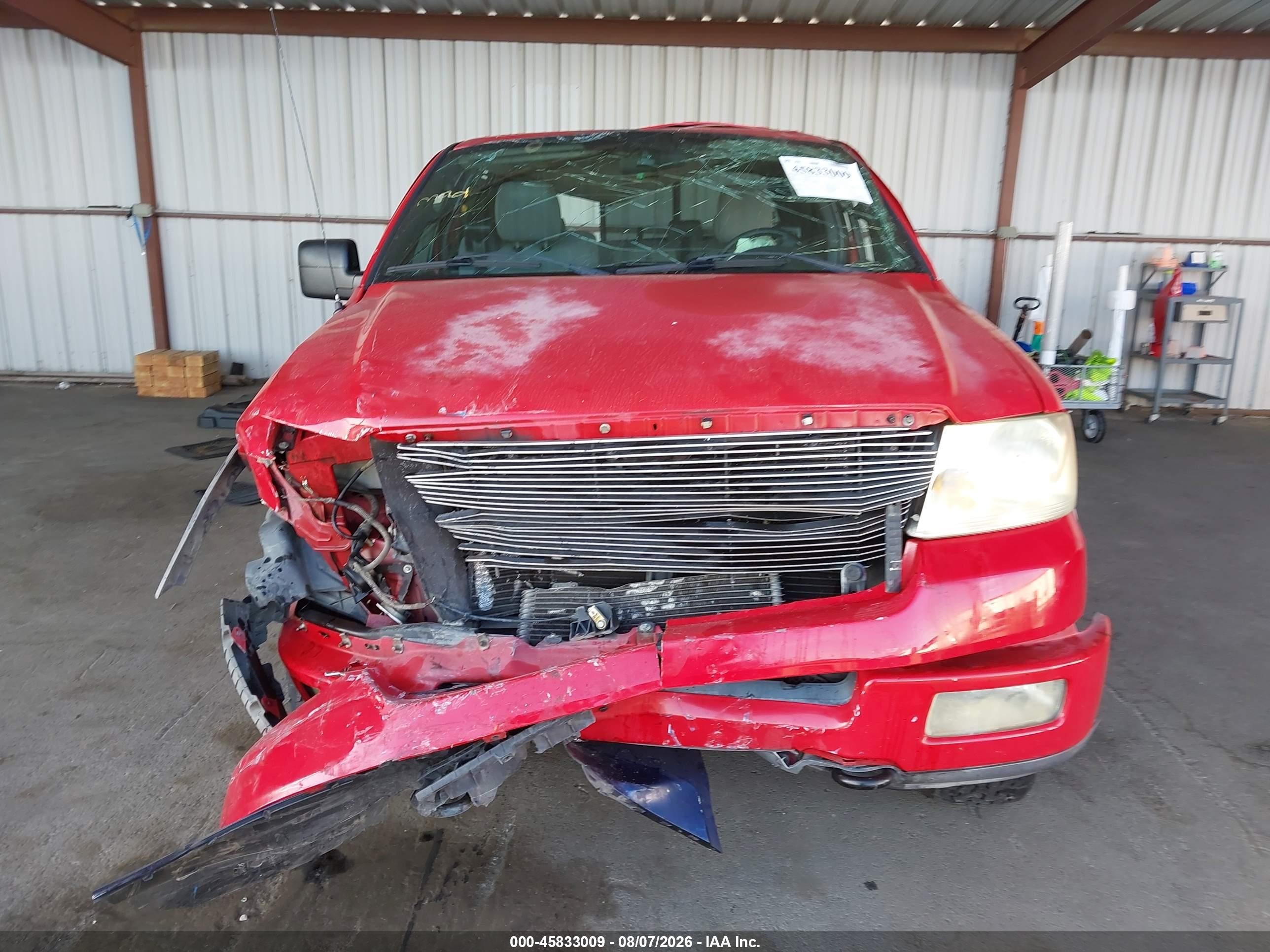 2004 Ford F-150 Fx4/lariat/xl/xlt Red vin: 1FTPX14594NA29267