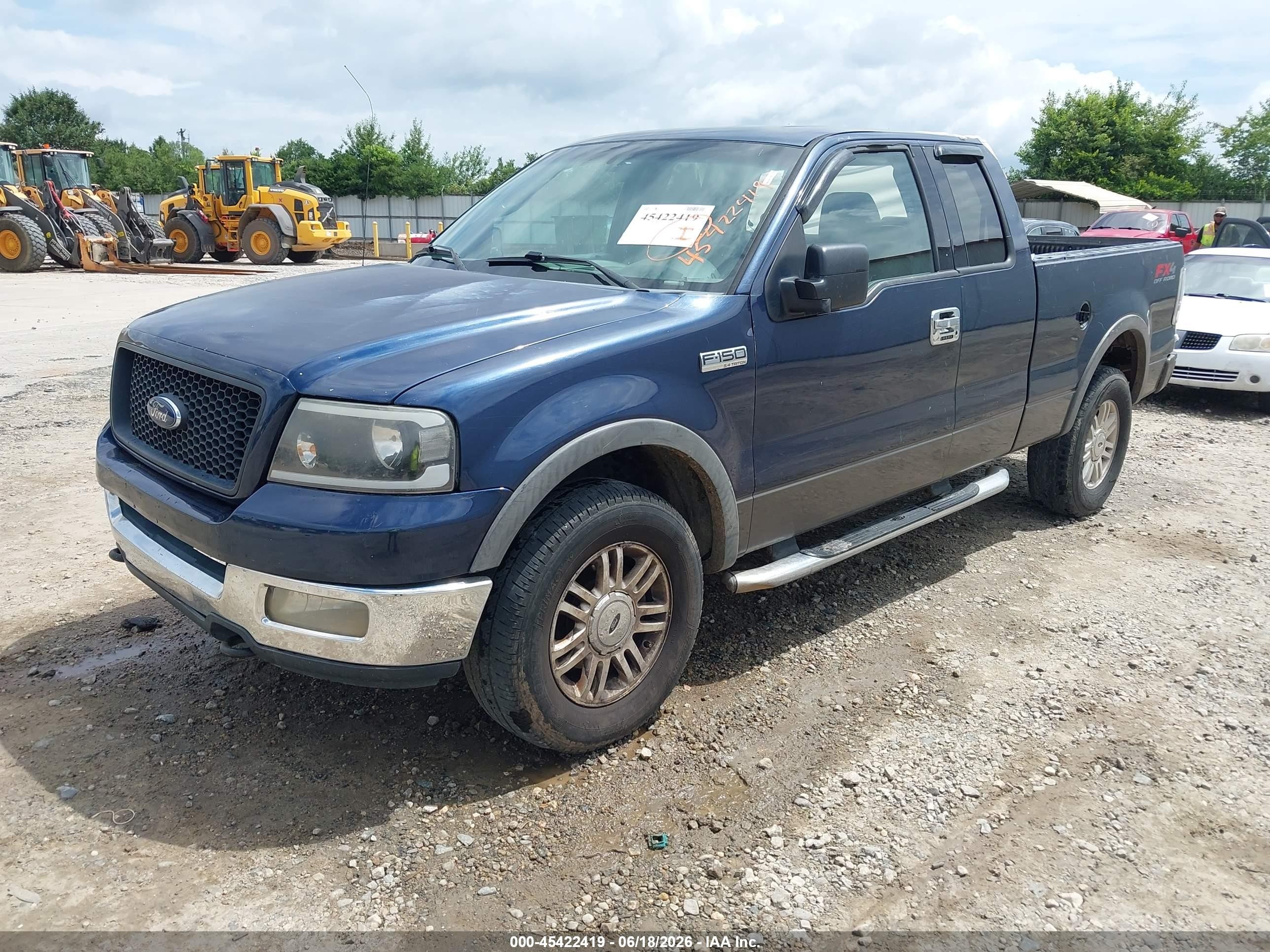 2004 Ford F-150 Fx4/lariat/xl/xlt Dark Blue vin: 1FTPX14594NA61362