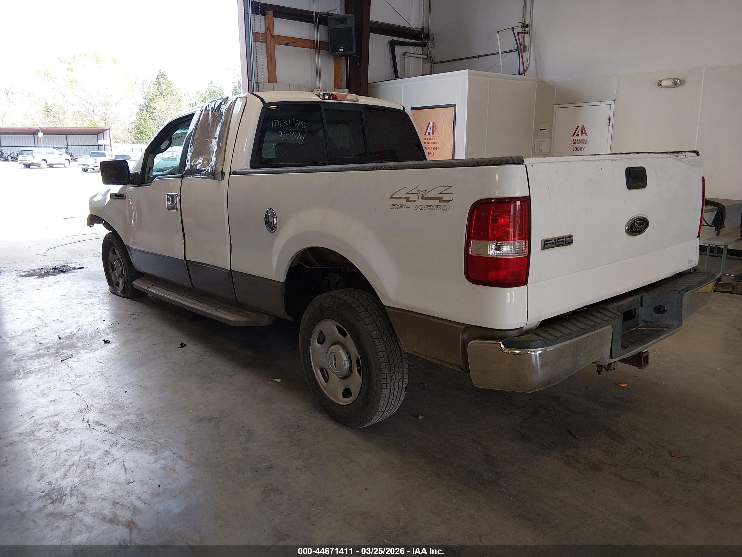 2004 Ford F-150 Fx4/lariat/xl/xlt Белый vin: 1FTPX14594NB09538