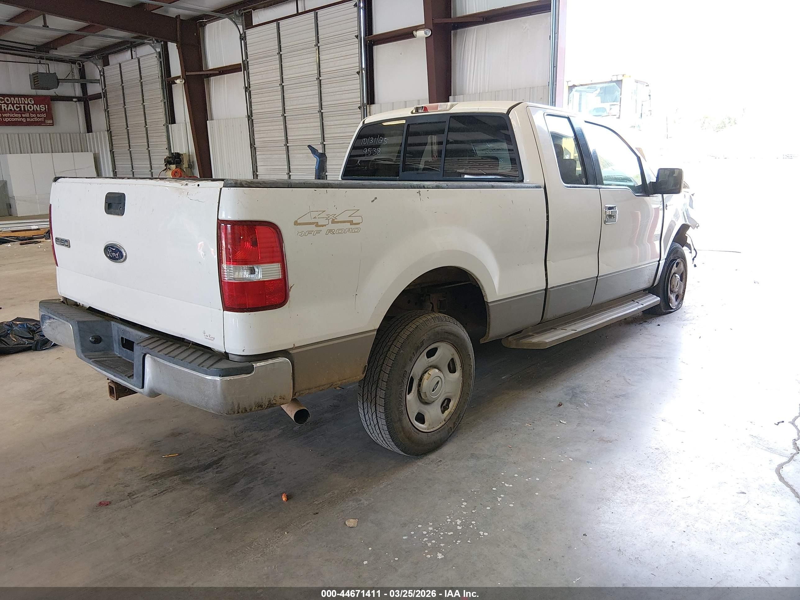 2004 Ford F-150 Fx4/lariat/xl/xlt Белый vin: 1FTPX14594NB09538