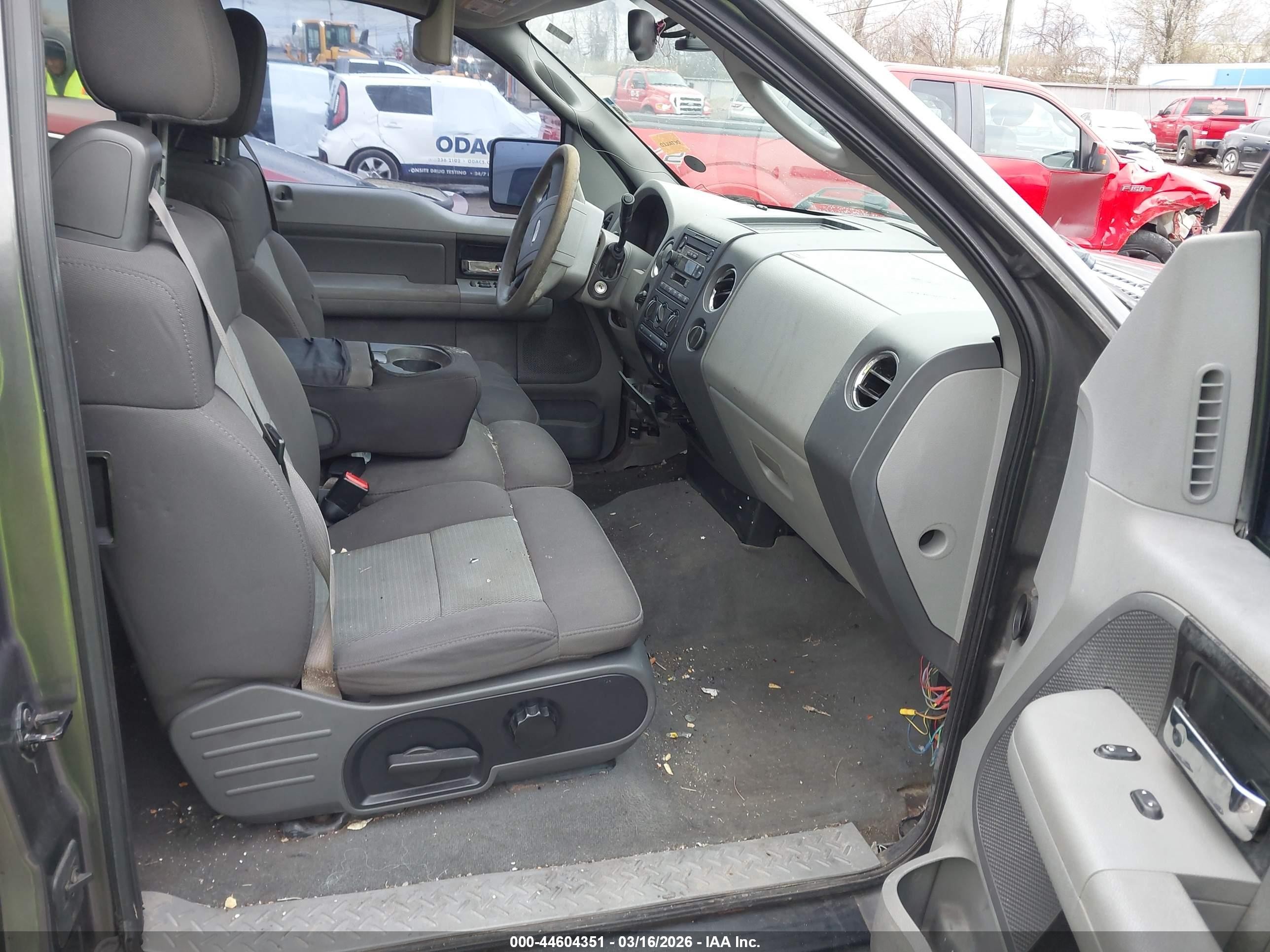 2005 Ford F-150 Fx4/lariat/xl/xlt Gray vin: 1FTPX14595NB36885