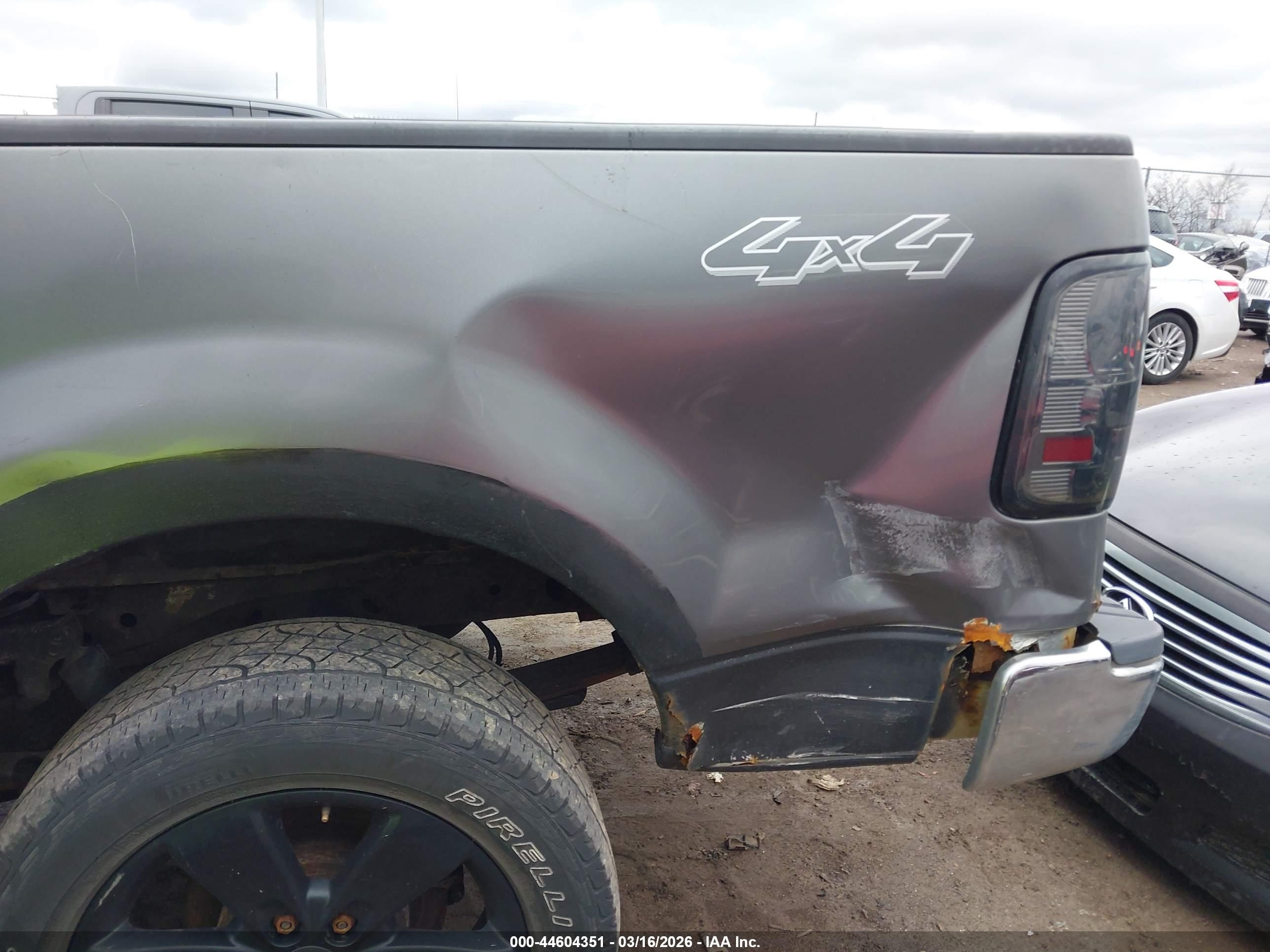 2005 Ford F-150 Fx4/lariat/xl/xlt Gray vin: 1FTPX14595NB36885