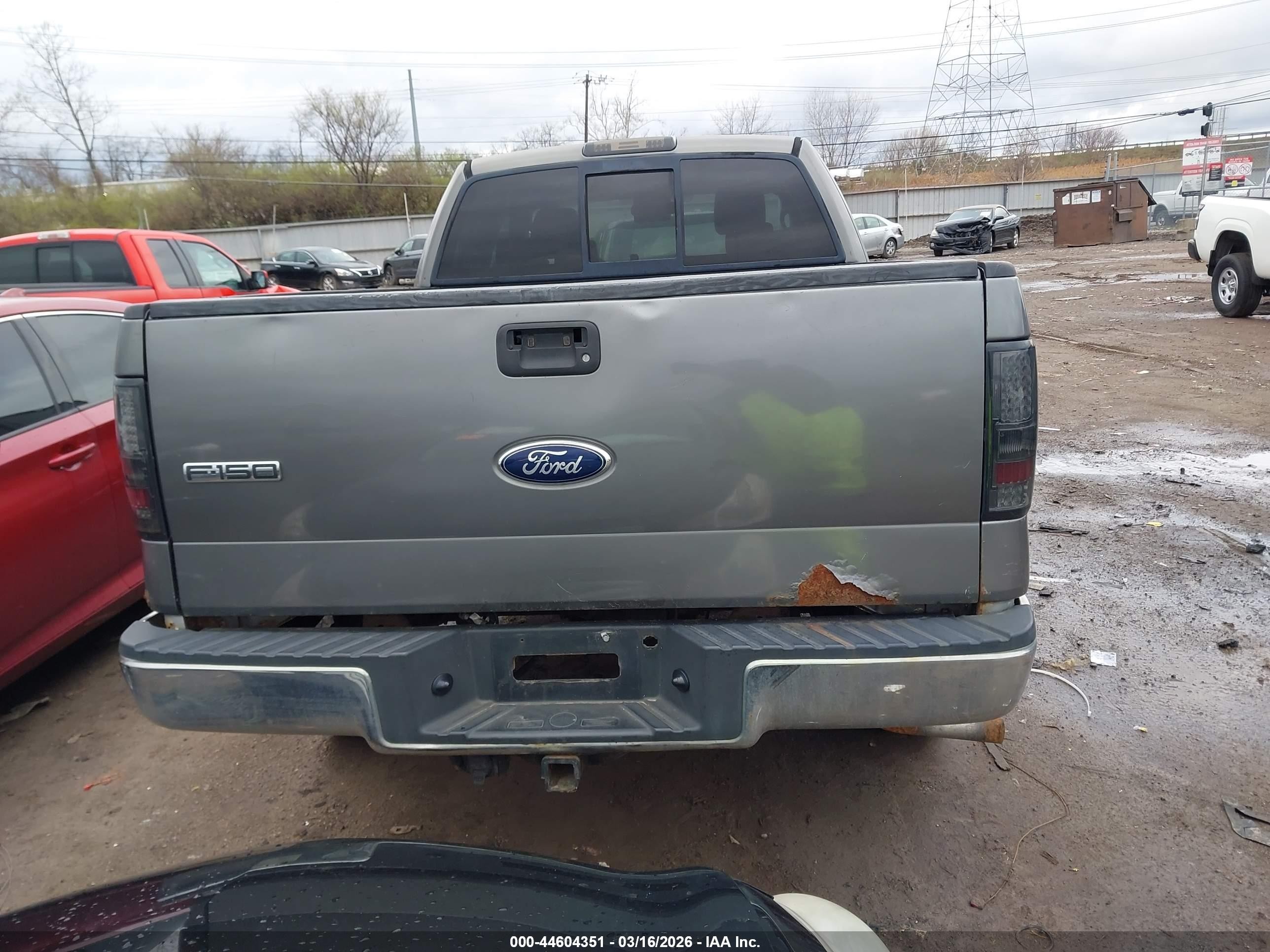 2005 Ford F-150 Fx4/lariat/xl/xlt Gray vin: 1FTPX14595NB36885