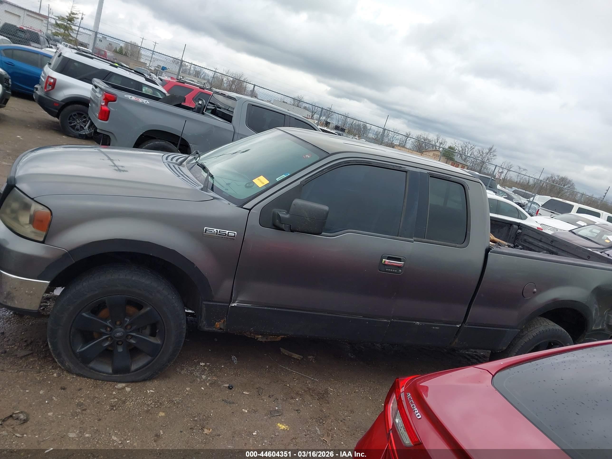 2005 Ford F-150 Fx4/lariat/xl/xlt Gray vin: 1FTPX14595NB36885