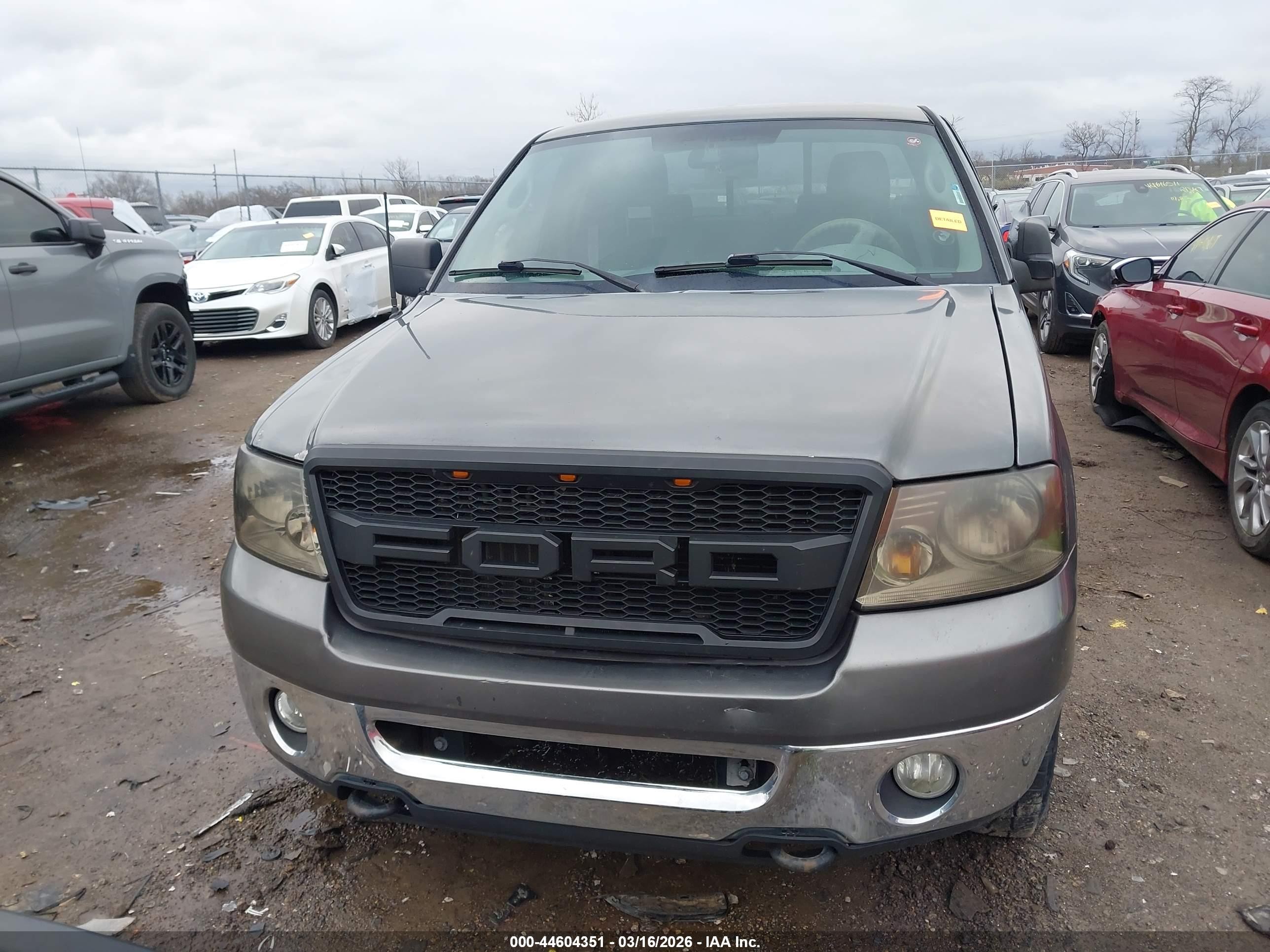 2005 Ford F-150 Fx4/lariat/xl/xlt Gray vin: 1FTPX14595NB36885