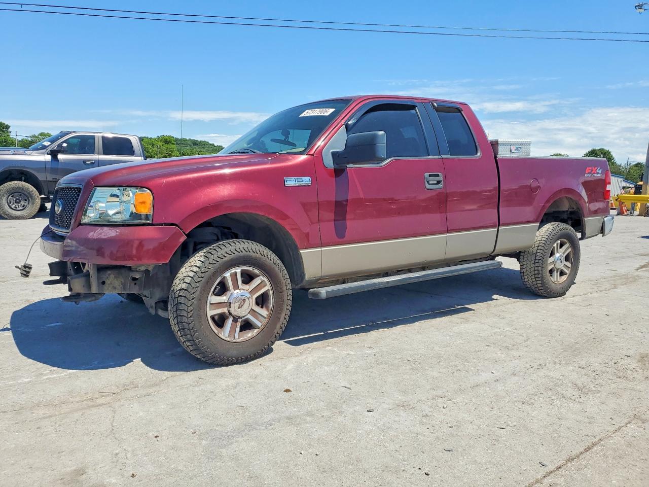 2005 Ford F150 Maroon vin: 1FTPX14595NB57218
