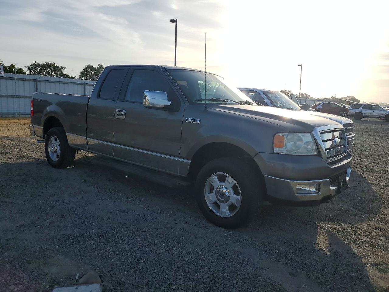 2005 Ford F150 Gray vin: 1FTPX14595NC09883