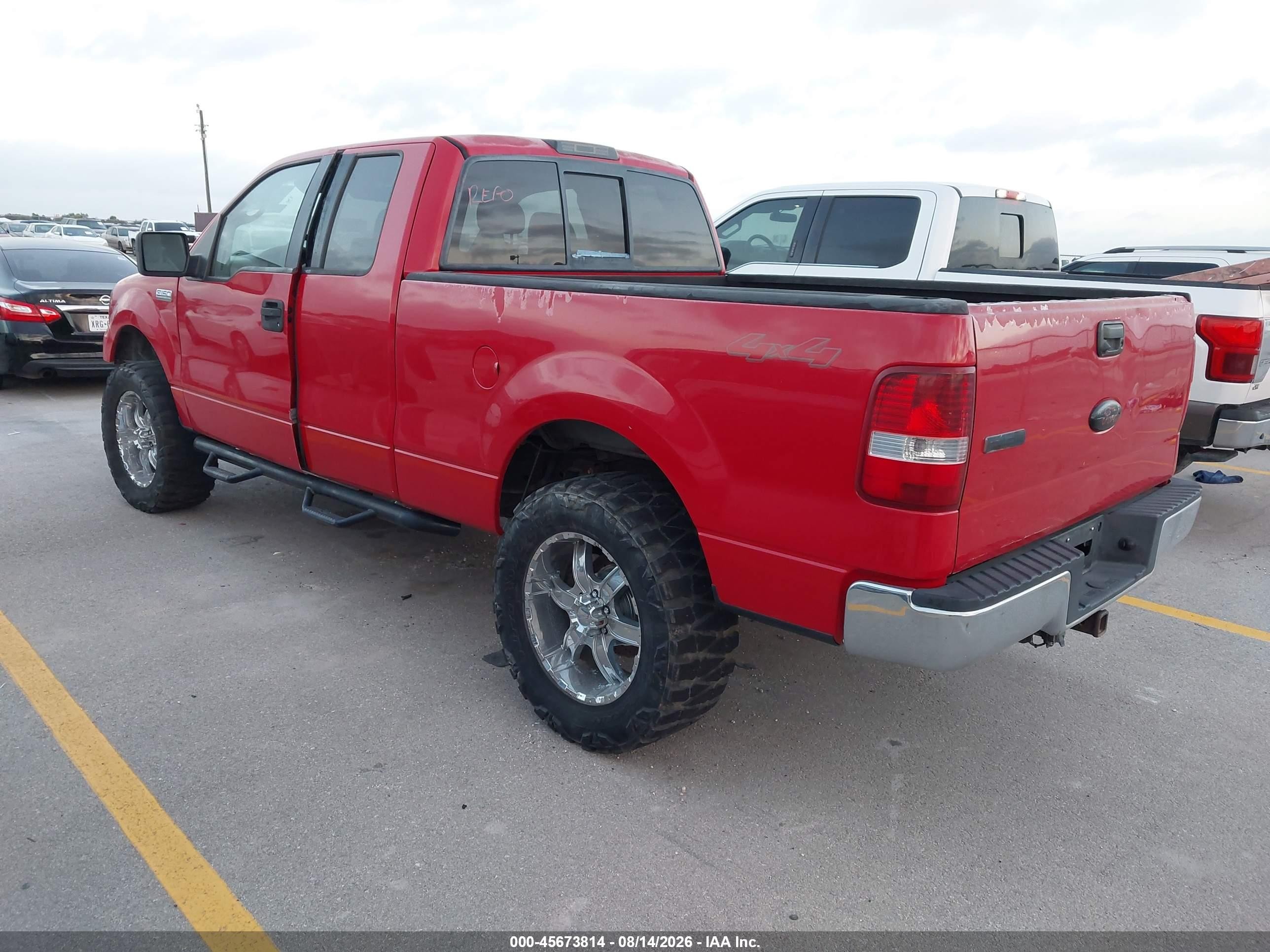 2006 Ford F-150 Fx4/lariat/xl/xlt Red vin: 1FTPX14596FA66090