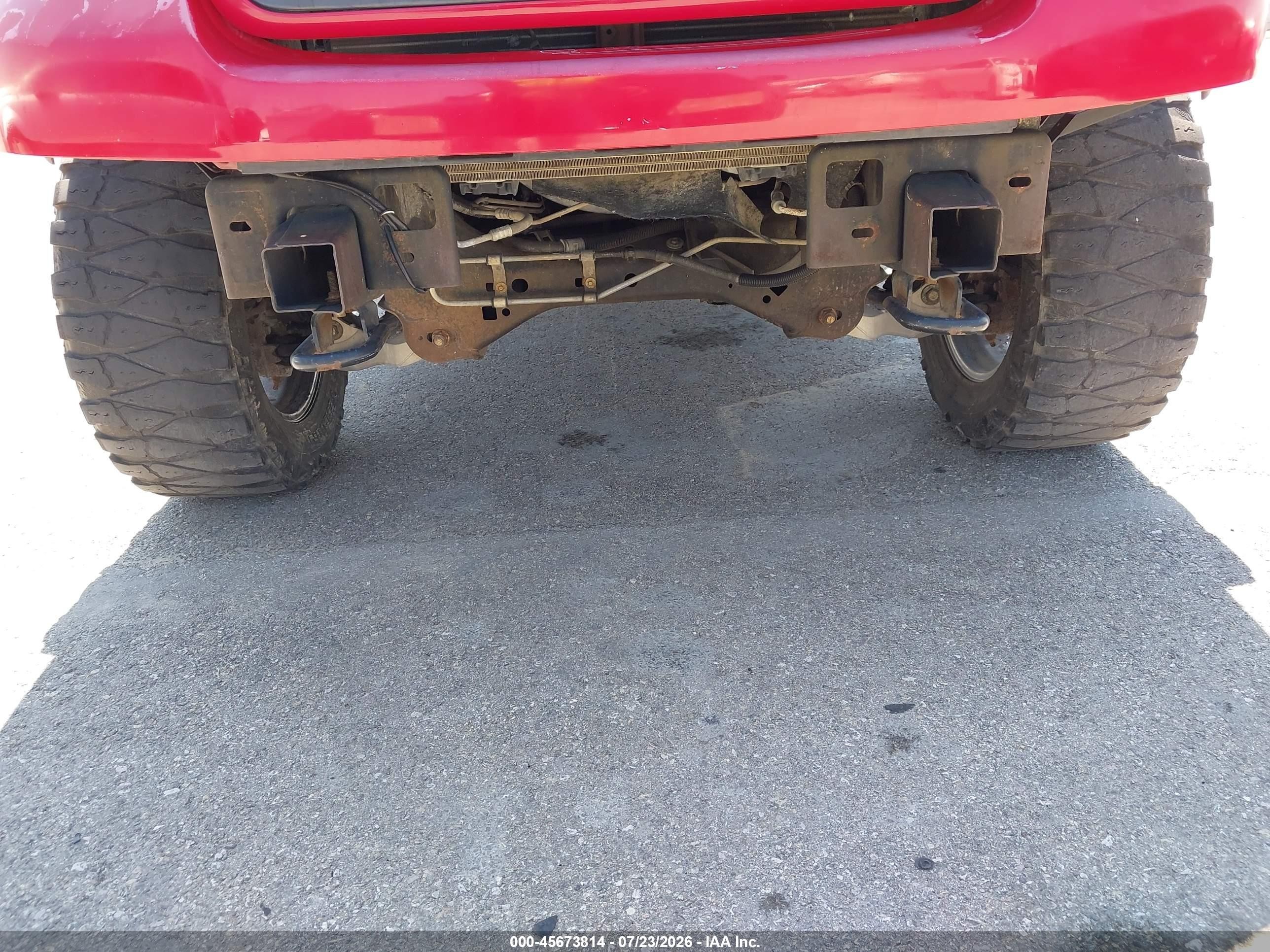 2006 Ford F-150 Fx4/lariat/xl/xlt Red vin: 1FTPX14596FA66090