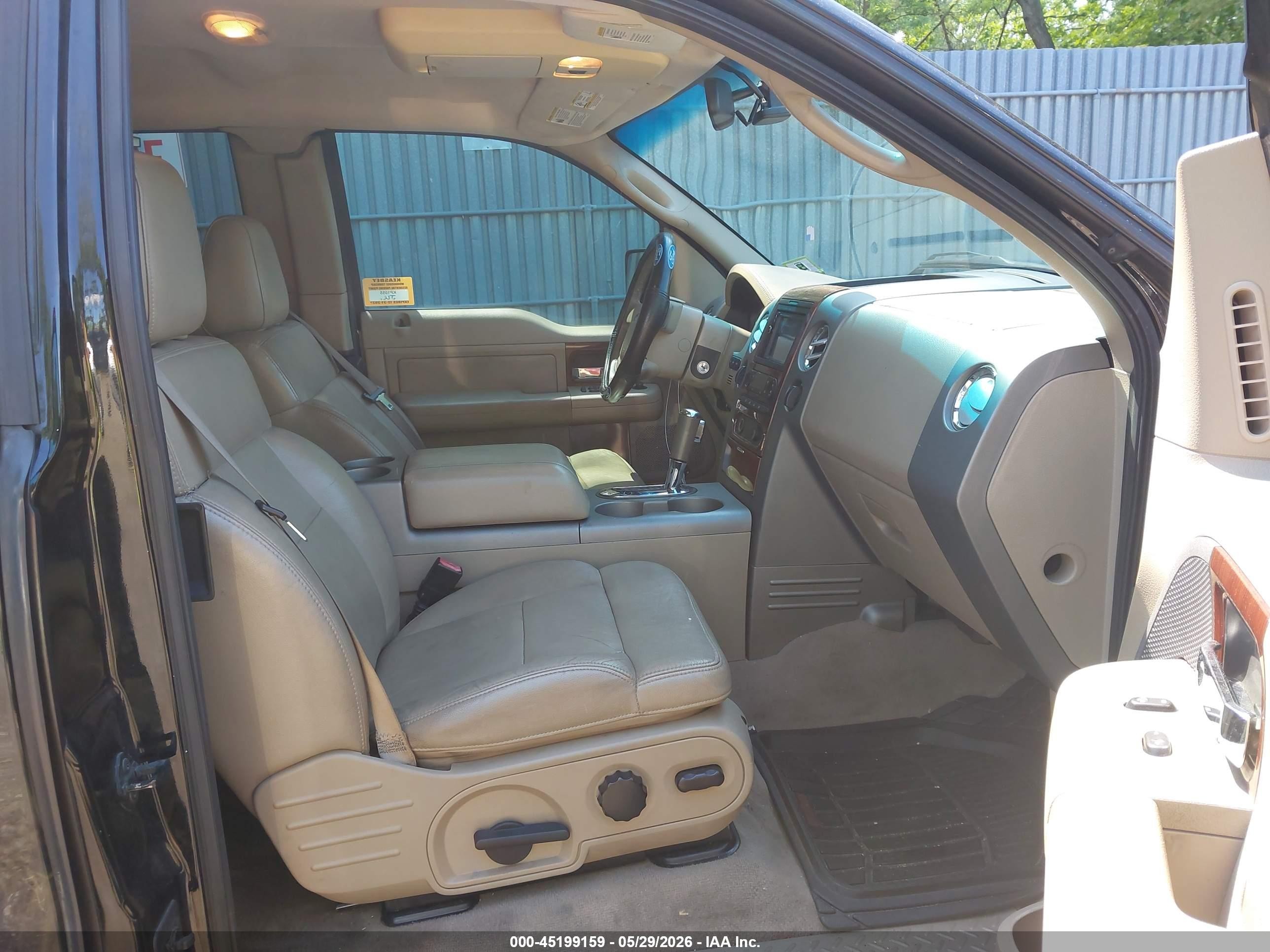 2006 Ford F-150 Fx4/lariat/xl/xlt Black vin: 1FTPX14596NB85215
