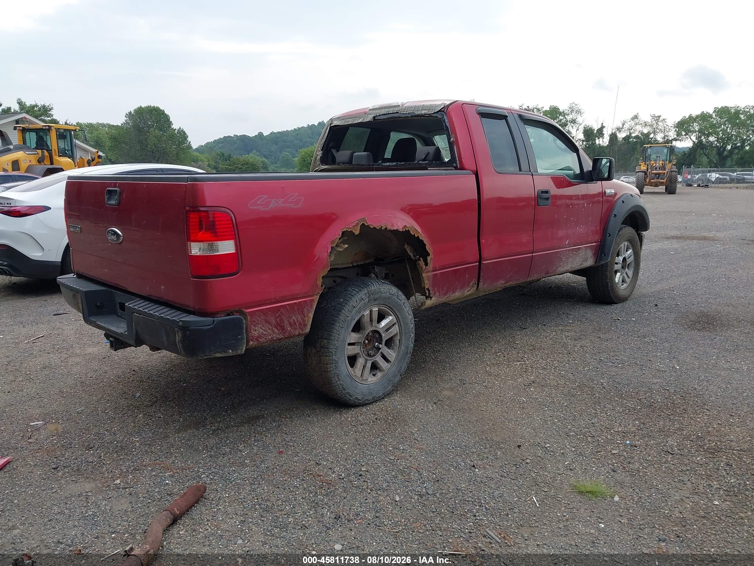 2008 Ford F-150 60th Anniversary/fx4/lariat/xl/xlt Red vin: 1FTPX14598FA16759