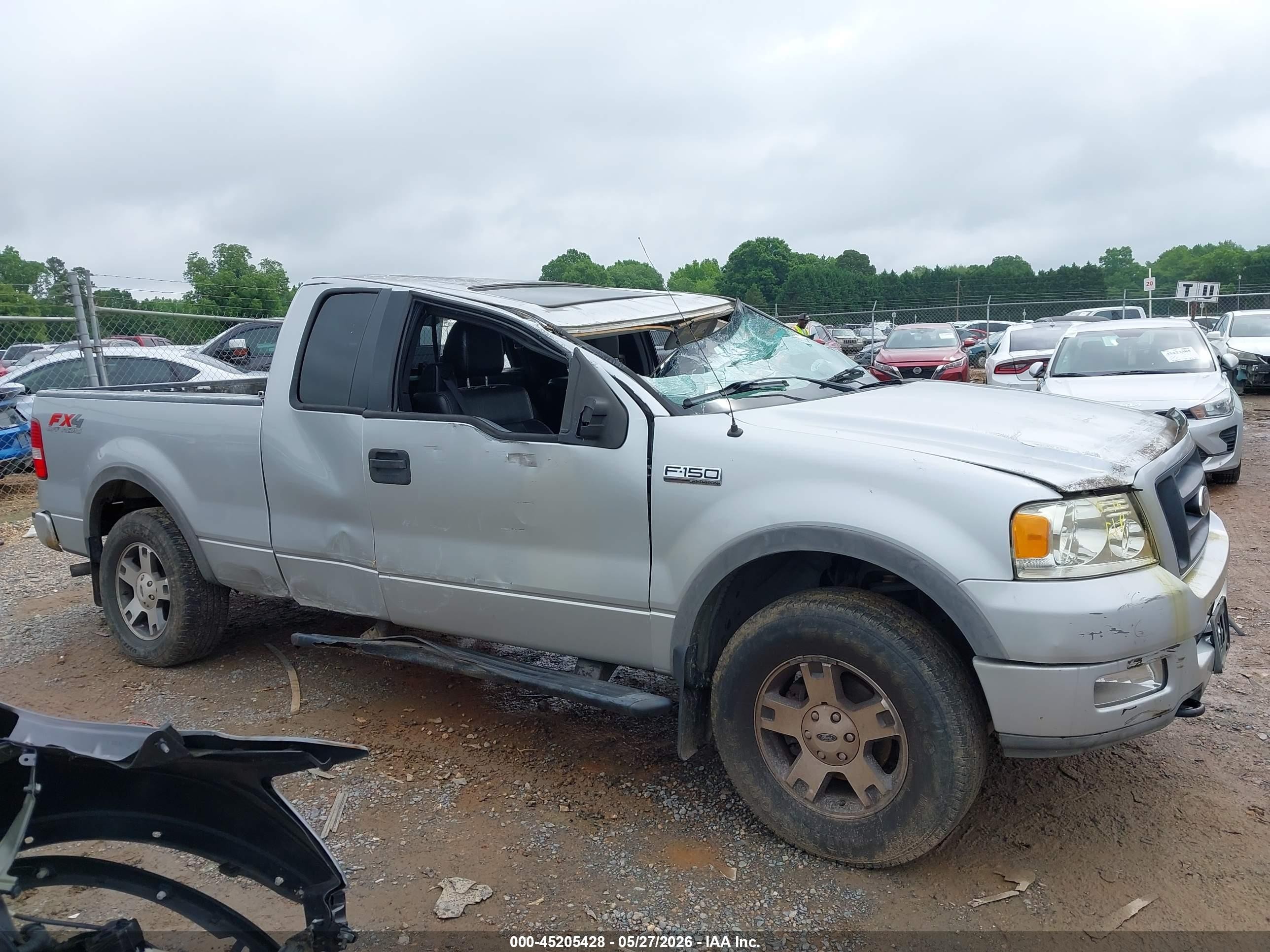 2004 Ford F-150 Fx4/lariat/xl/xlt Серебряный vin: 1FTPX145X4FA06431