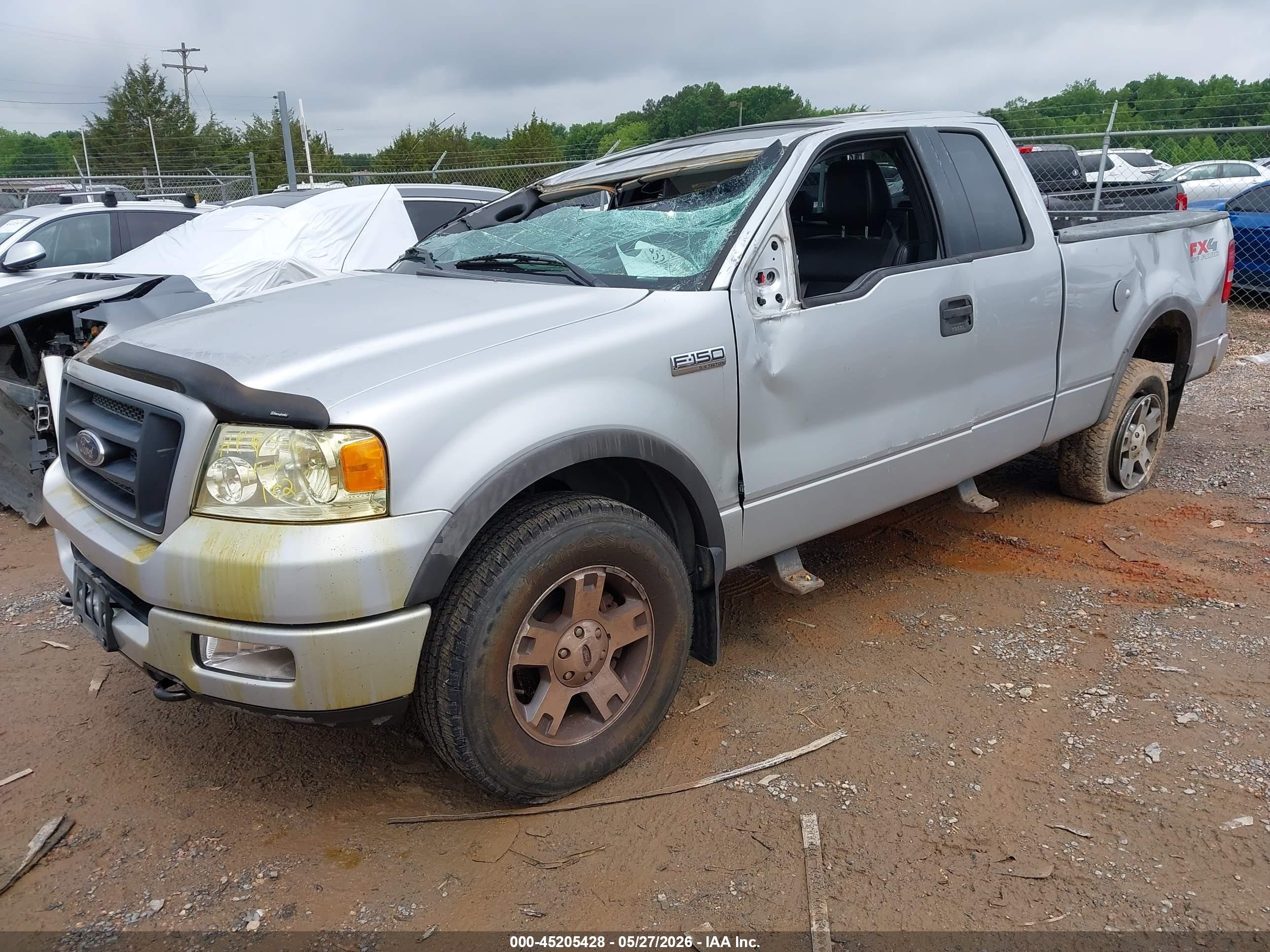 2004 Ford F-150 Fx4/lariat/xl/xlt Серебряный vin: 1FTPX145X4FA06431