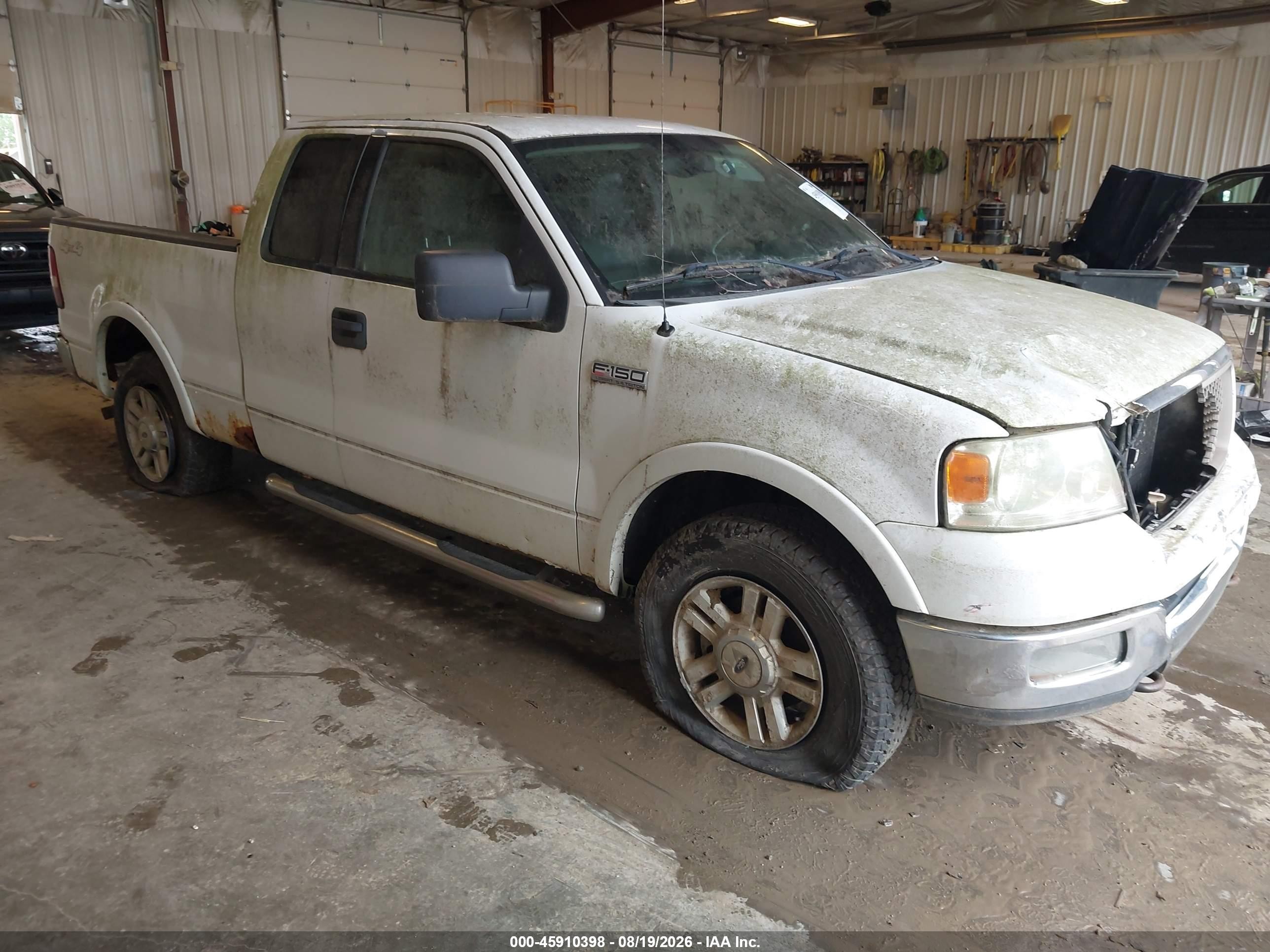 2004 Ford F-150 Fx4/lariat/xl/xlt White vin: 1FTPX145X4KD94672