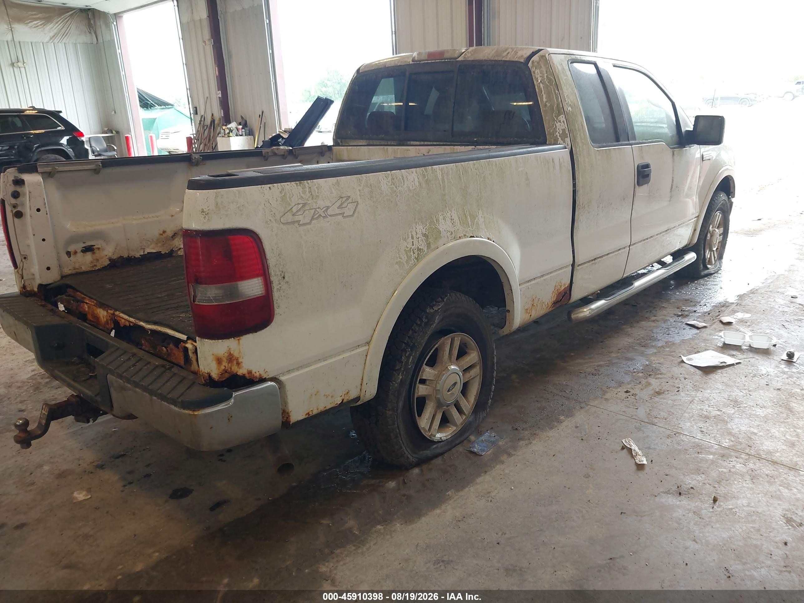 2004 Ford F-150 Fx4/lariat/xl/xlt White vin: 1FTPX145X4KD94672