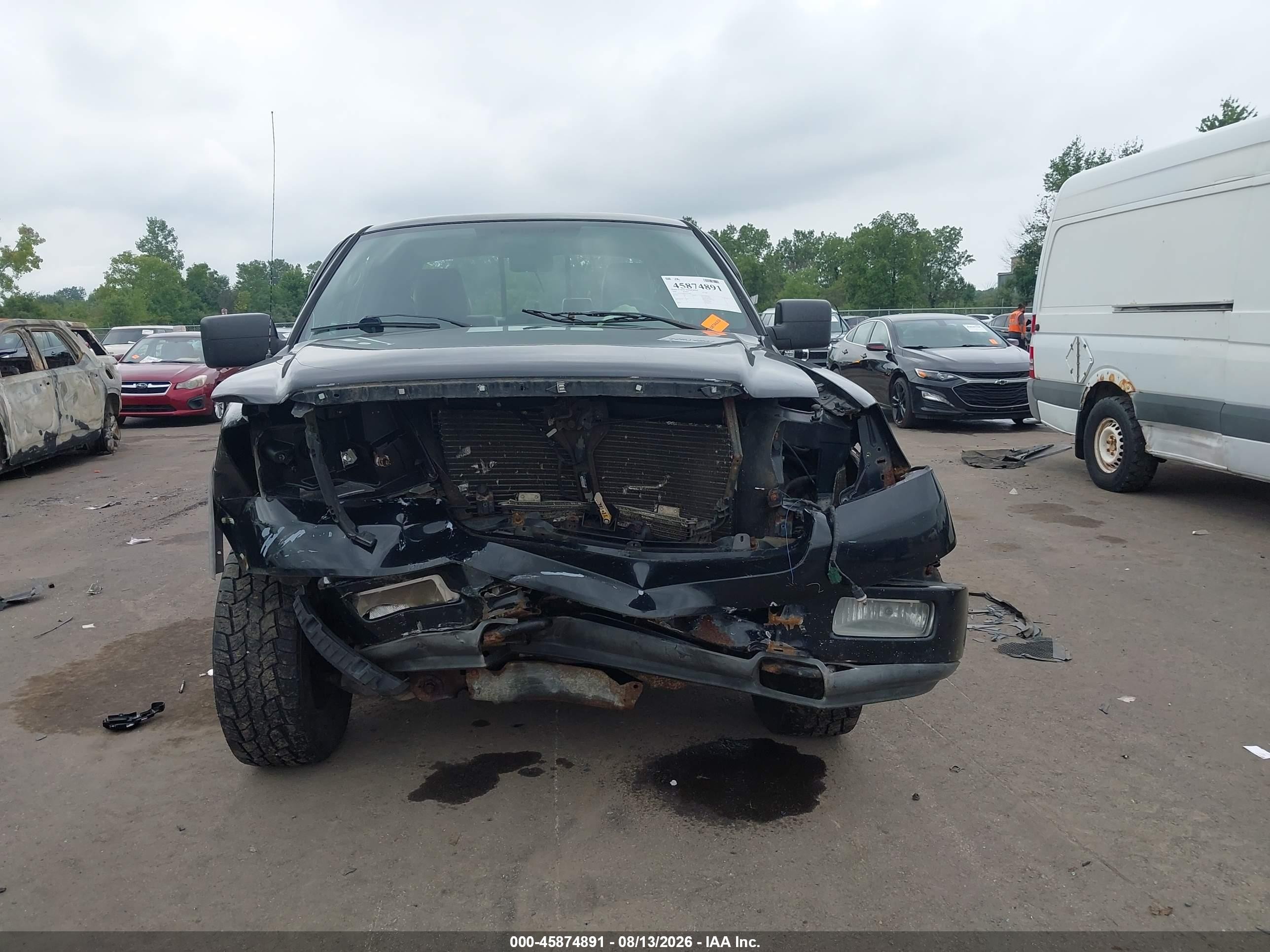 2004 Ford F-150 Fx4/lariat/xl/xlt Black vin: 1FTPX145X4NA21808