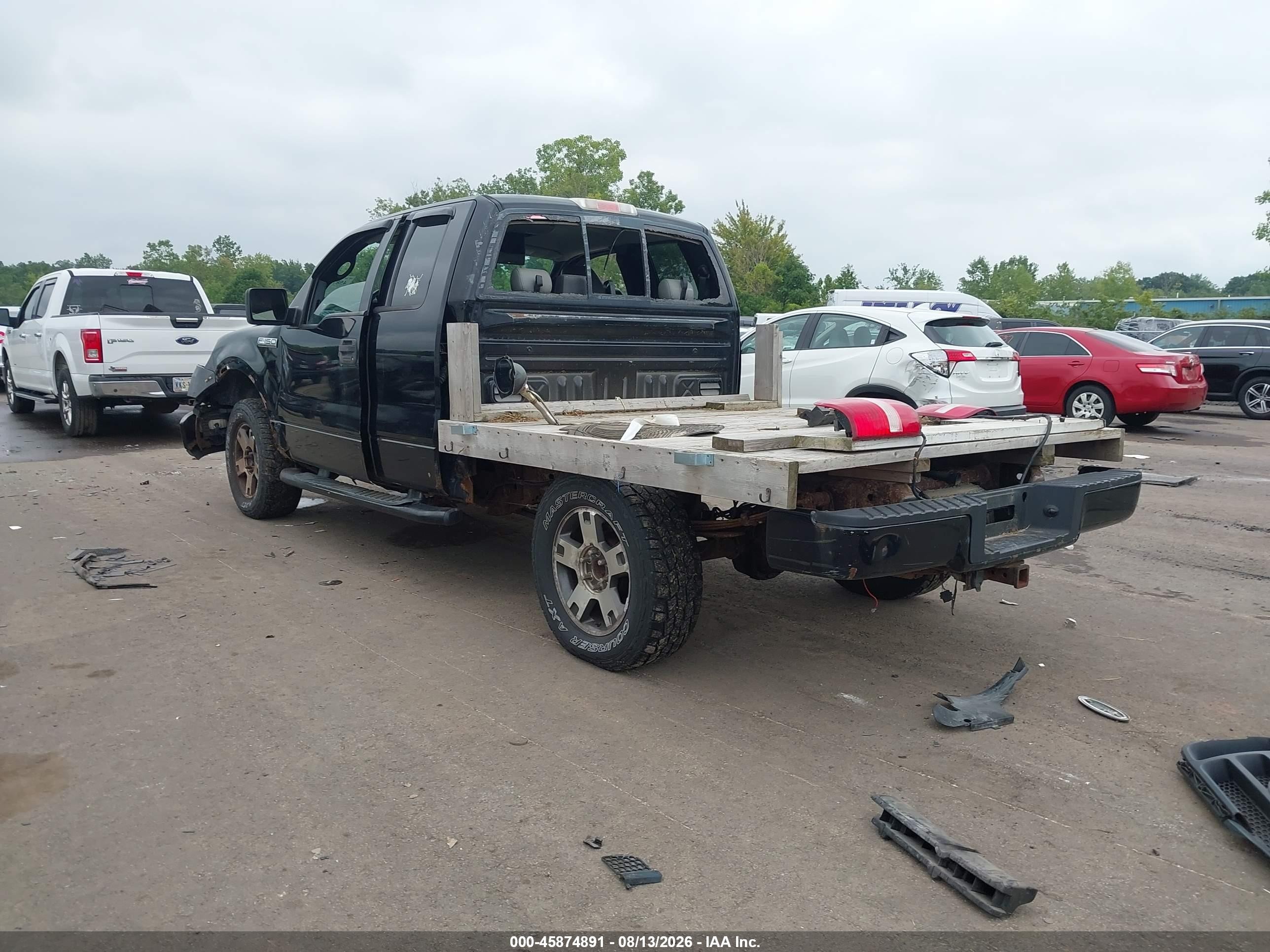 2004 Ford F-150 Fx4/lariat/xl/xlt Black vin: 1FTPX145X4NA21808