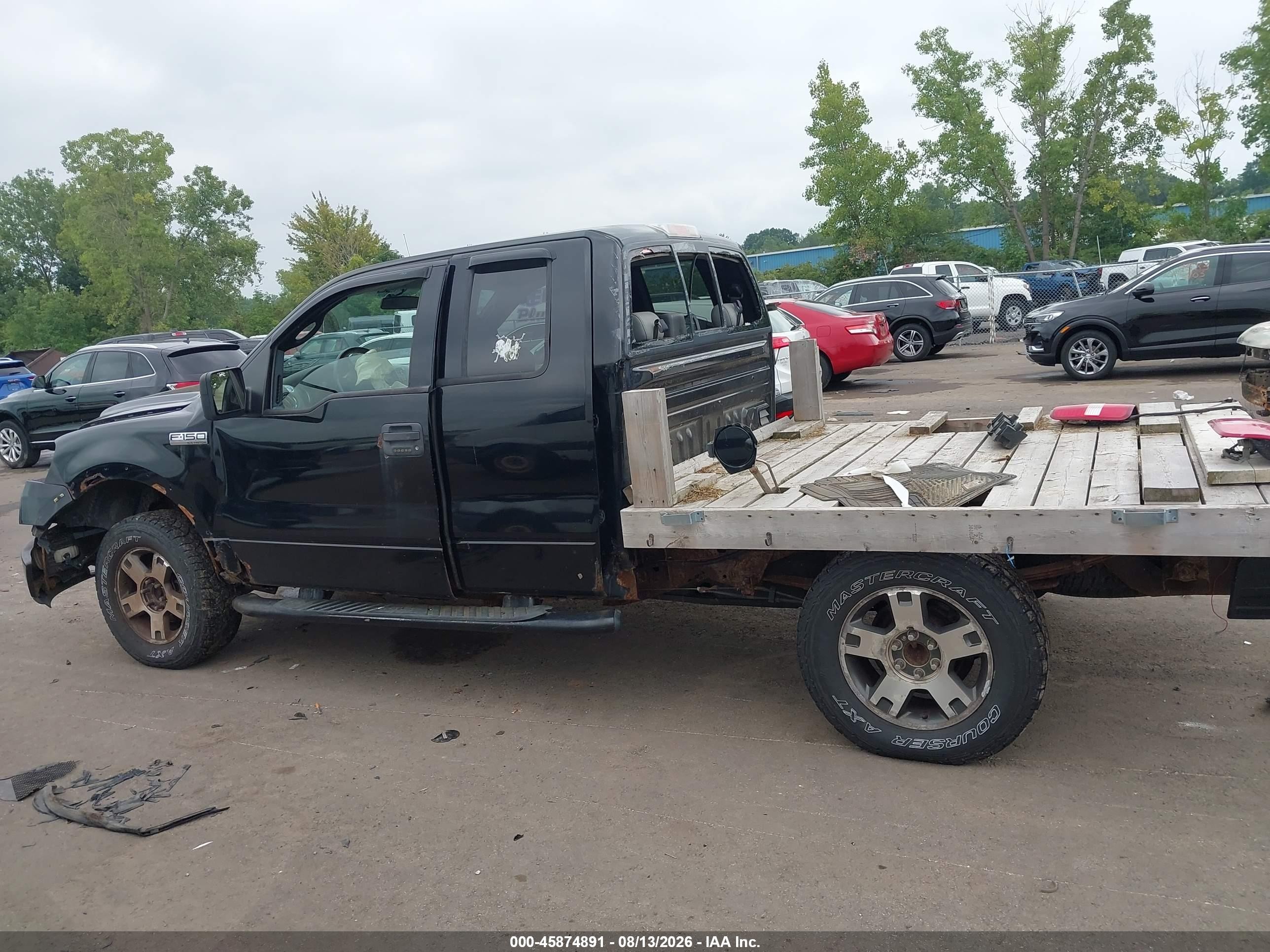 2004 Ford F-150 Fx4/lariat/xl/xlt Black vin: 1FTPX145X4NA21808