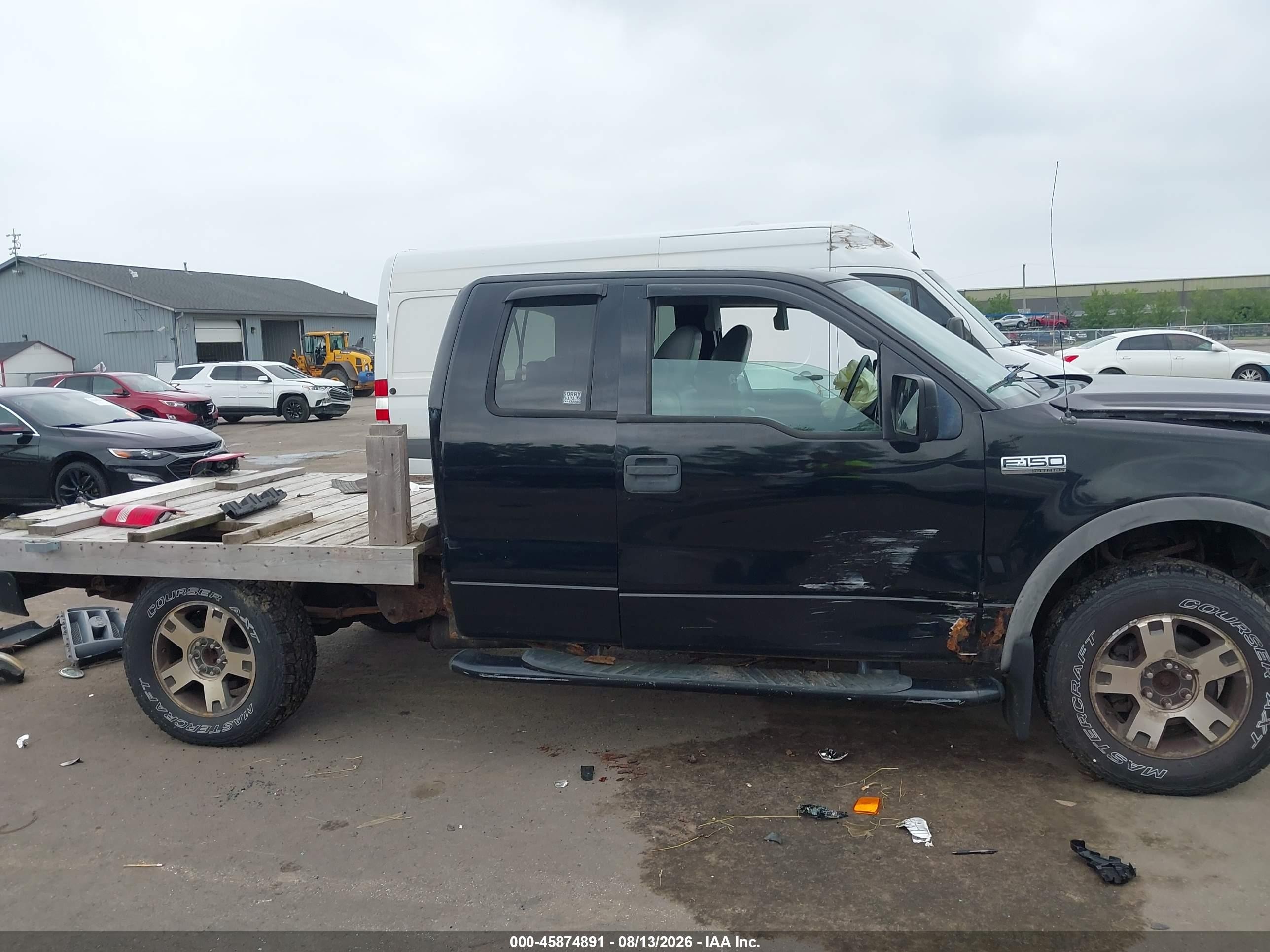 2004 Ford F-150 Fx4/lariat/xl/xlt Black vin: 1FTPX145X4NA21808