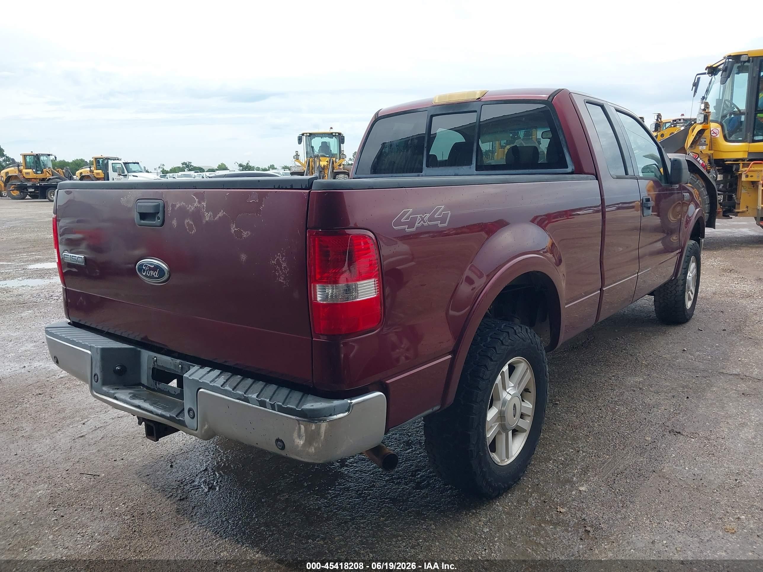 2004 Ford F-150 Fx4/lariat/xl/xlt Red vin: 1FTPX145X4NA41329