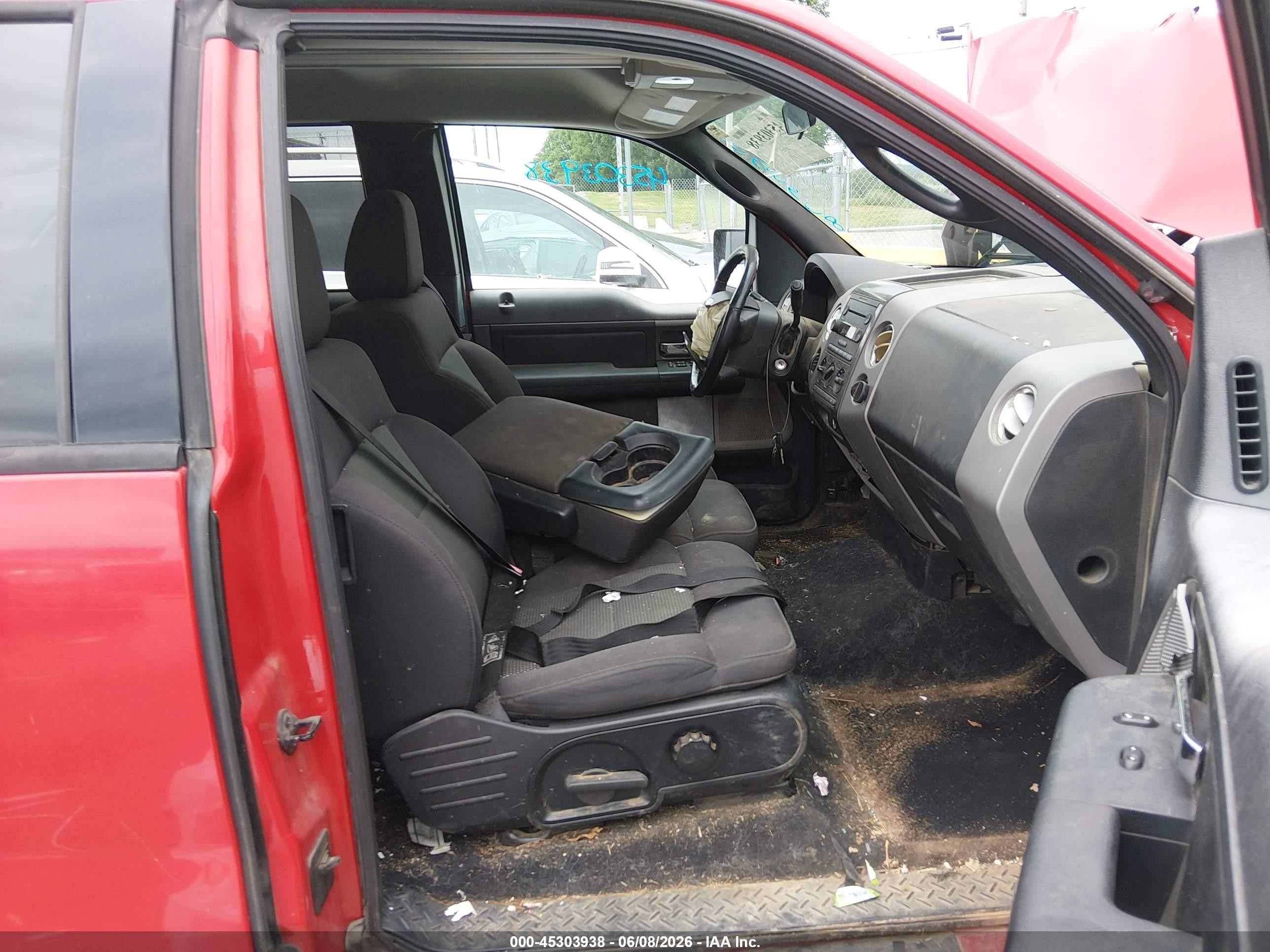 2004 Ford F-150 Fx4/lariat/xl/xlt Red vin: 1FTPX145X4NA47809