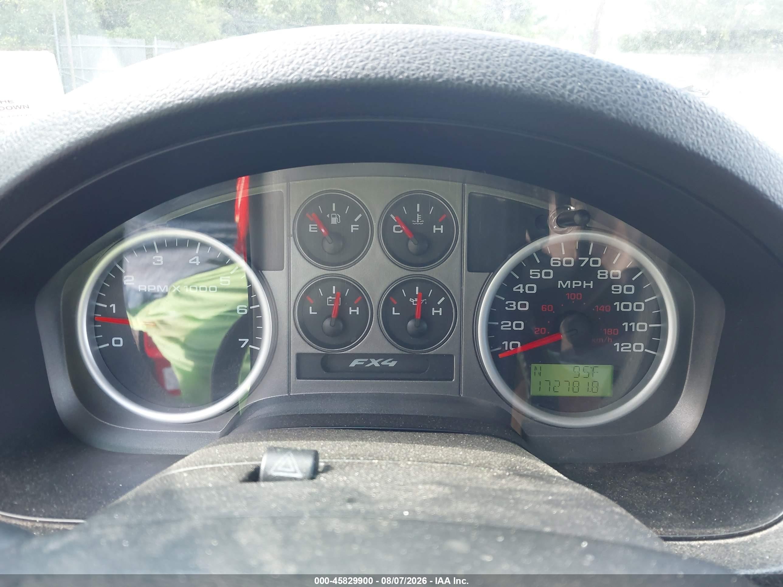 2004 Ford F-150 Fx4/lariat/xl/xlt Red vin: 1FTPX145X4NA49995