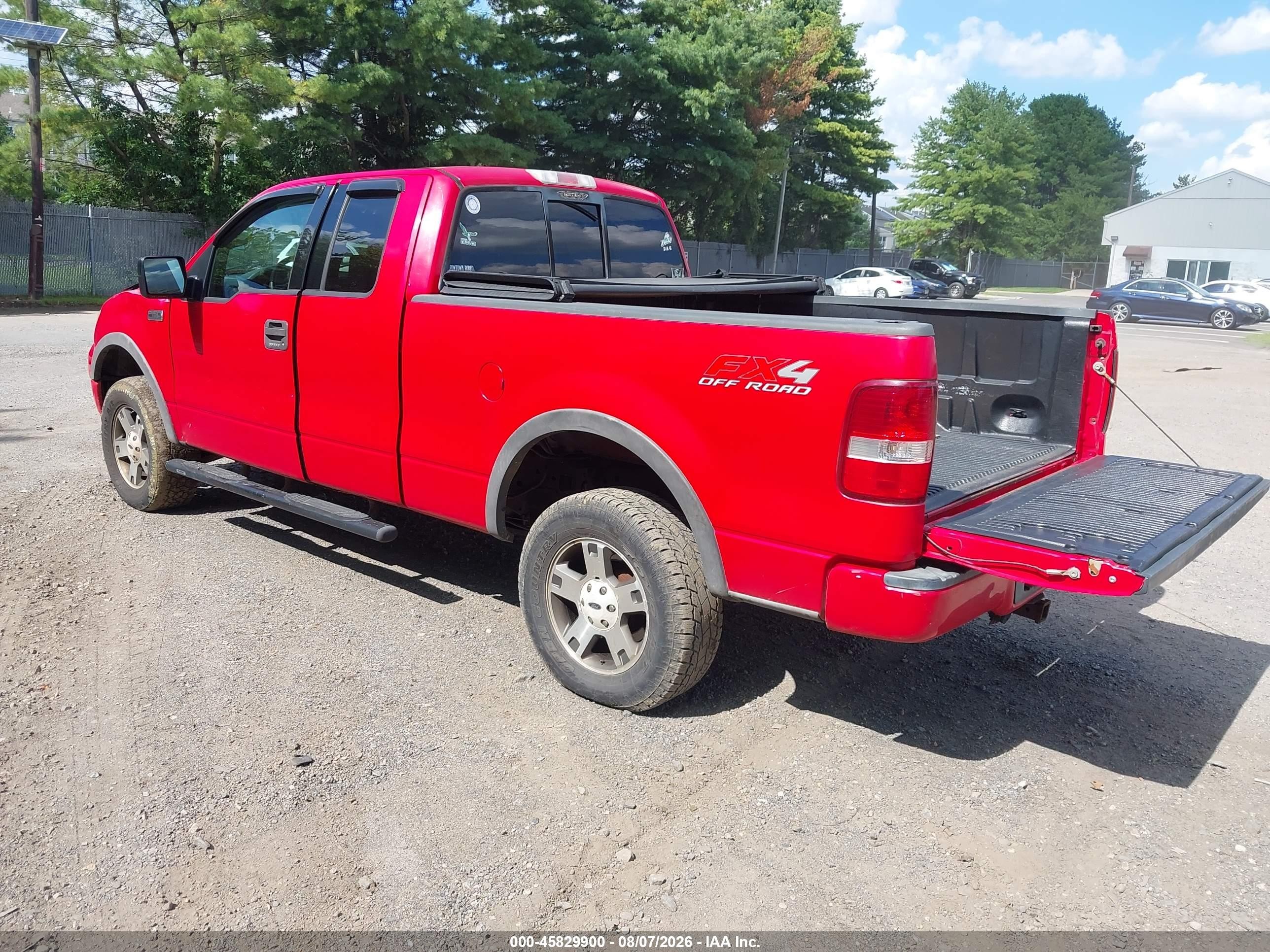 2004 Ford F-150 Fx4/lariat/xl/xlt Red vin: 1FTPX145X4NA49995