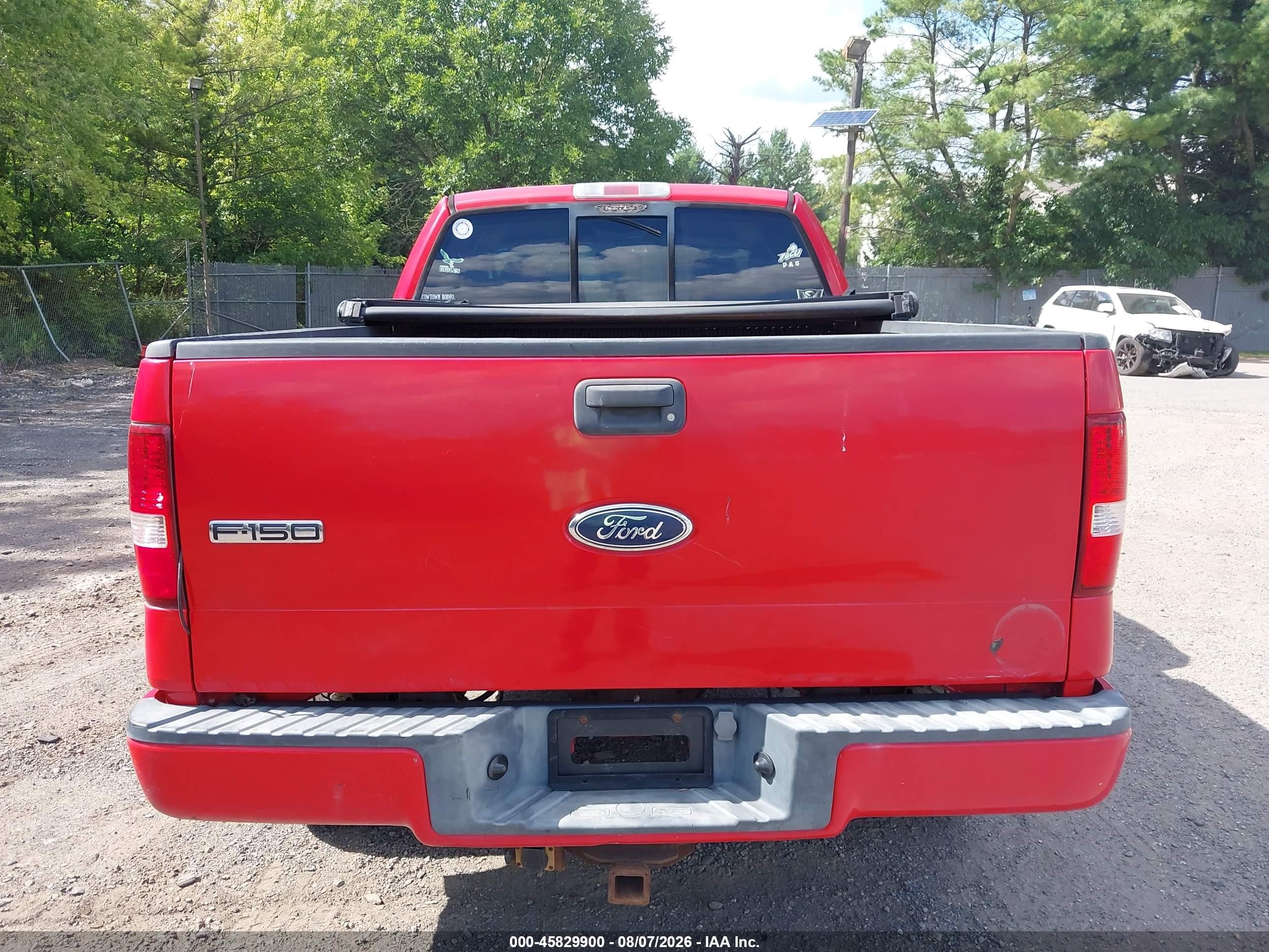 2004 Ford F-150 Fx4/lariat/xl/xlt Red vin: 1FTPX145X4NA49995
