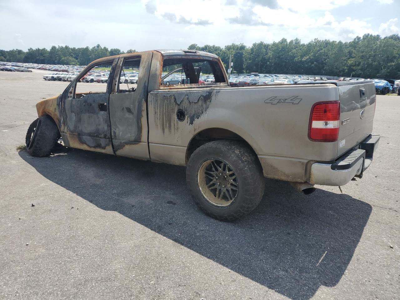 2004 Ford F150 Пожар vin: 1FTPX145X4NA57109