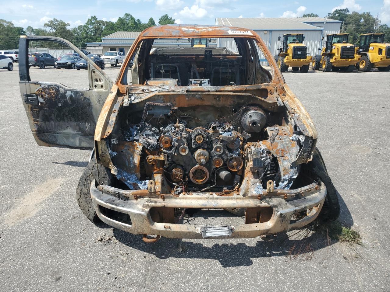 2004 Ford F150 Пожар vin: 1FTPX145X4NA57109