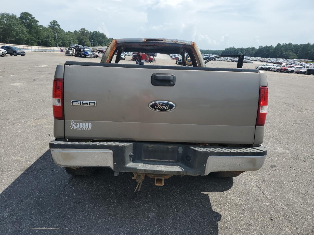 2004 Ford F150 Пожар vin: 1FTPX145X4NA57109
