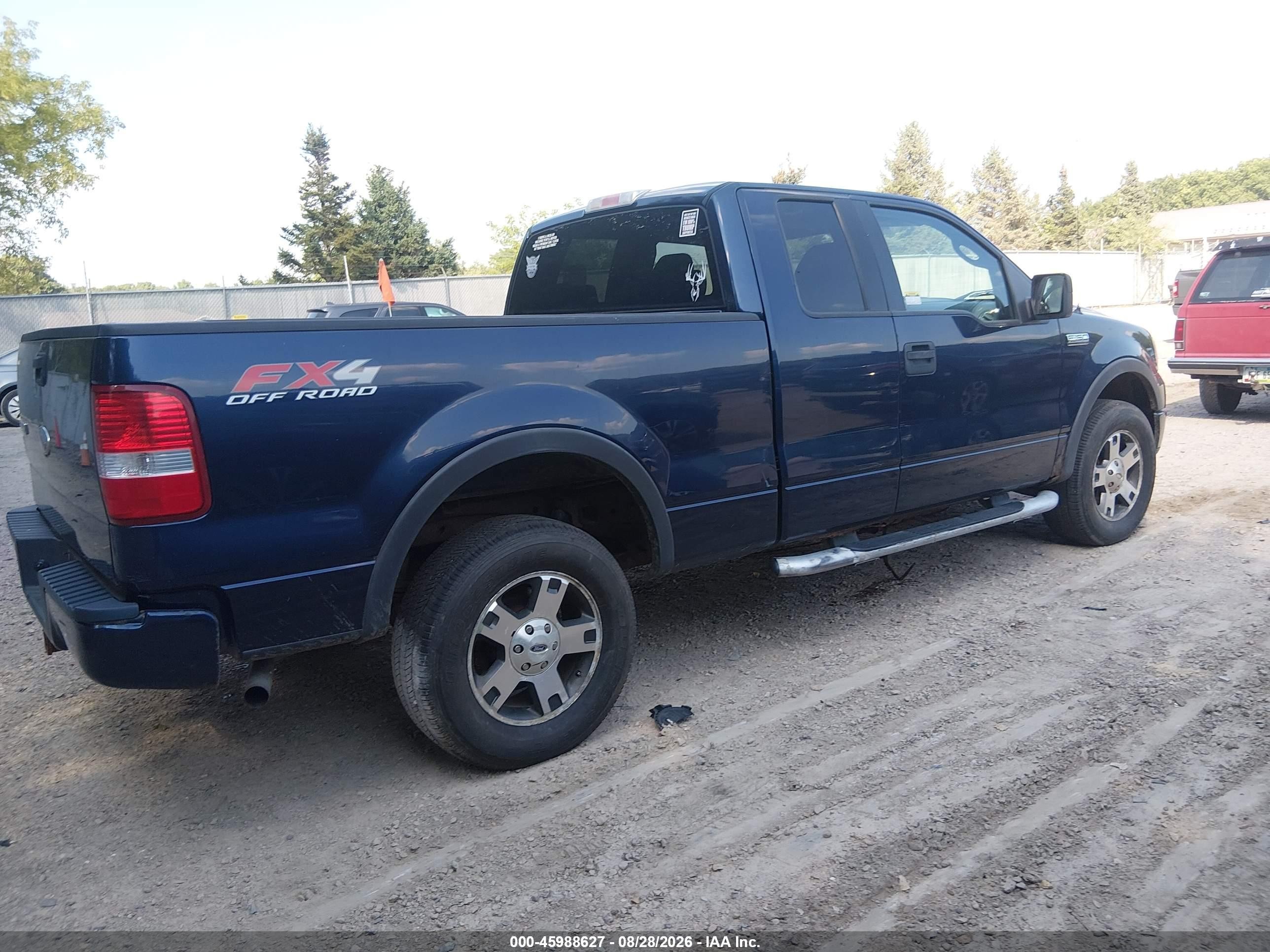 2005 Ford F-150 Fx4/lariat/xl/xlt Dark Blue vin: 1FTPX145X5FA66565