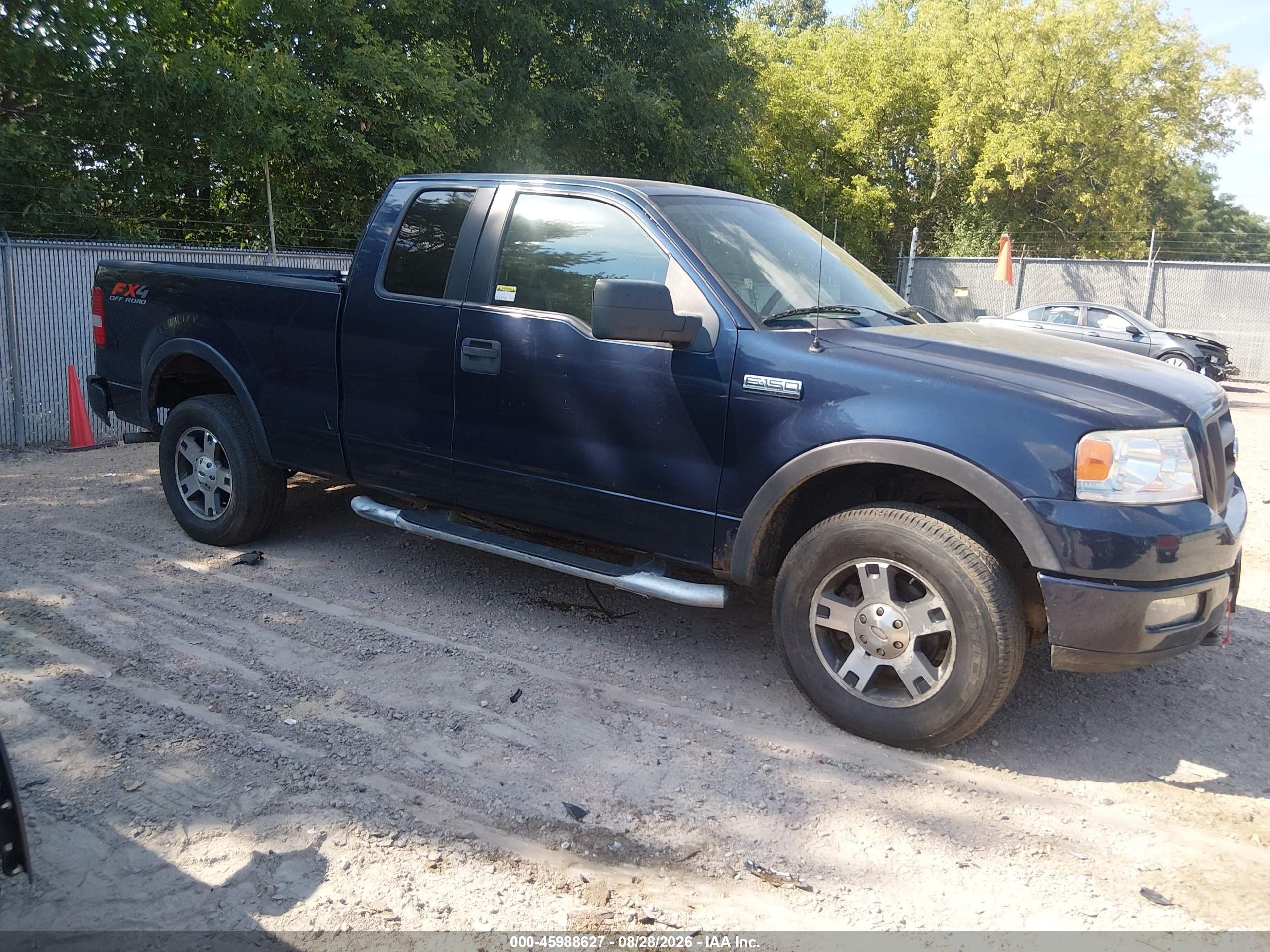 2005 Ford F-150 Fx4/lariat/xl/xlt Dark Blue vin: 1FTPX145X5FA66565