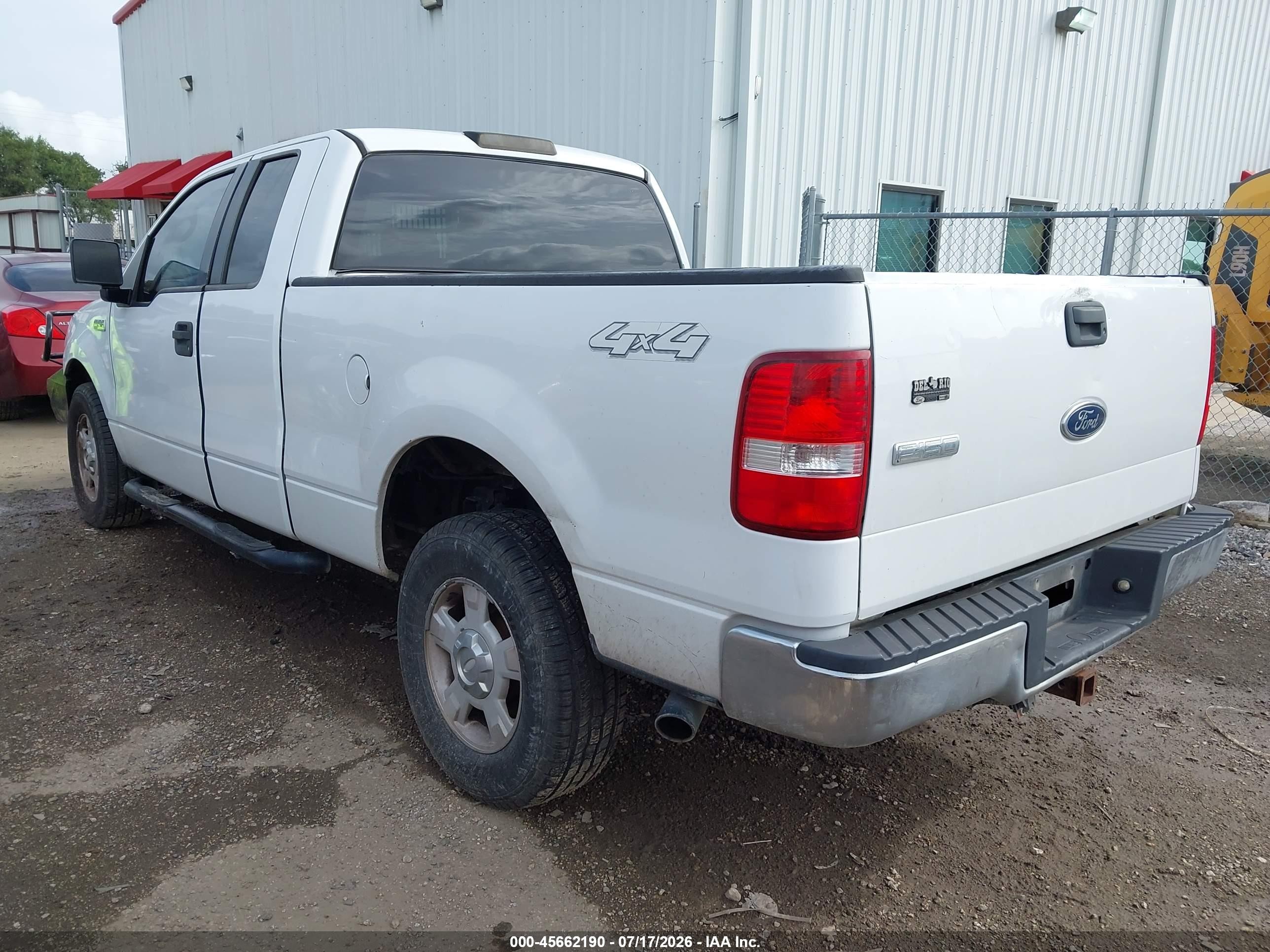 2005 Ford F-150 Fx4/lariat/xl/xlt White vin: 1FTPX145X5NB81494