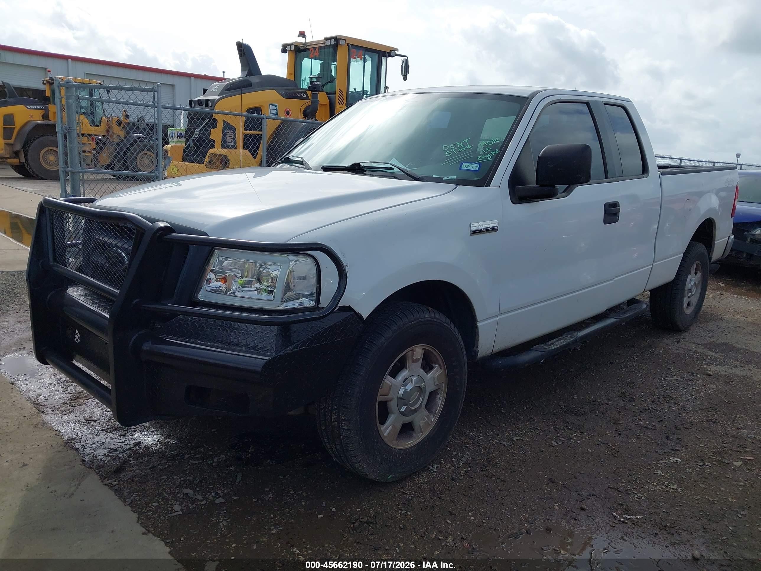 2005 Ford F-150 Fx4/lariat/xl/xlt White vin: 1FTPX145X5NB81494