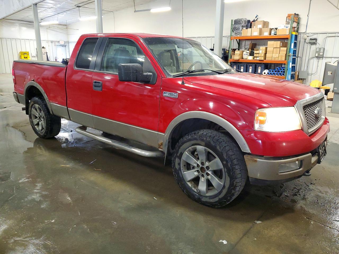 2005 Ford F150 Red vin: 1FTPX145X5NC07513