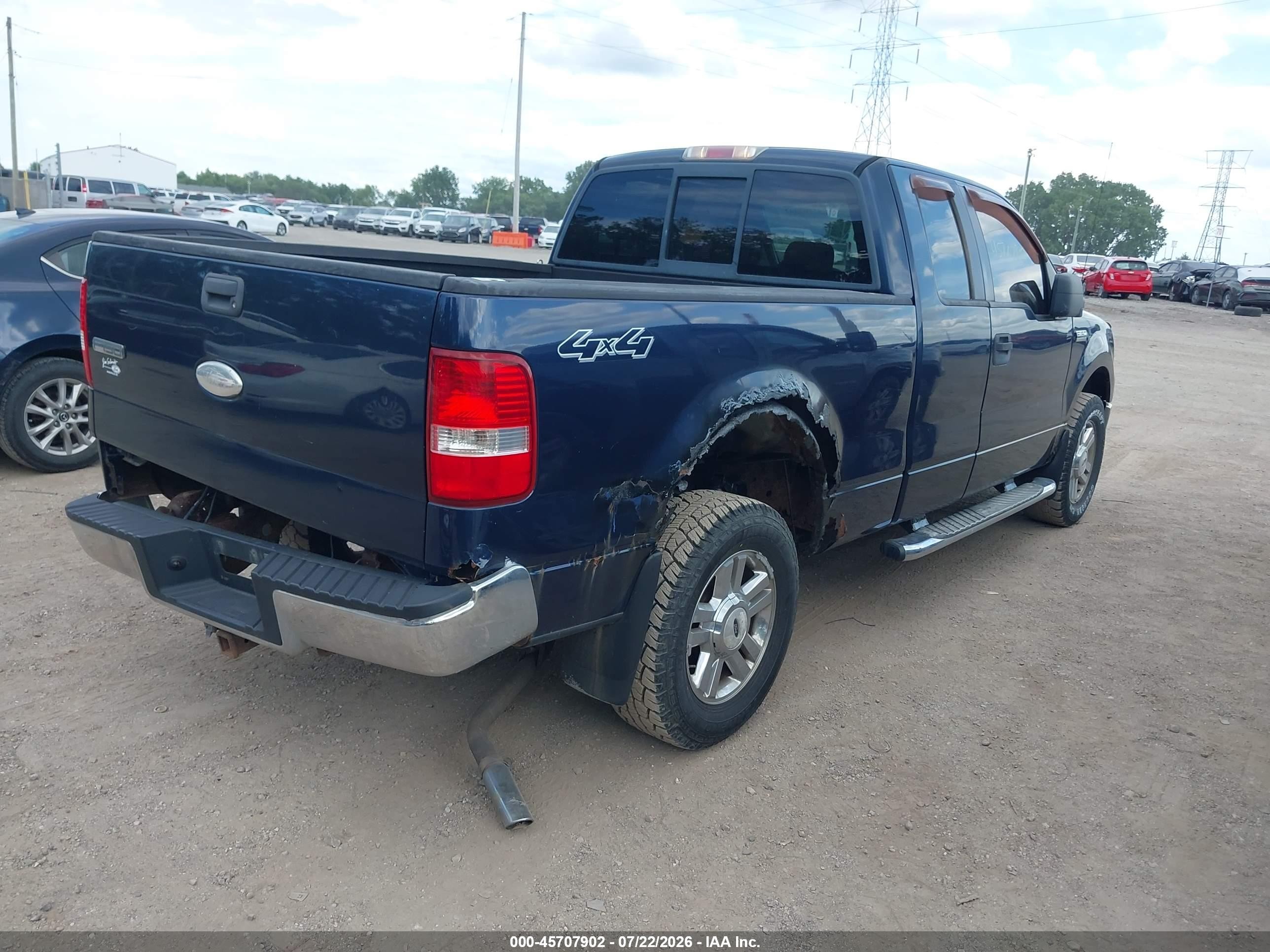 2006 Ford F-150 Fx4/lariat/xl/xlt Blue vin: 1FTPX145X6FB12915