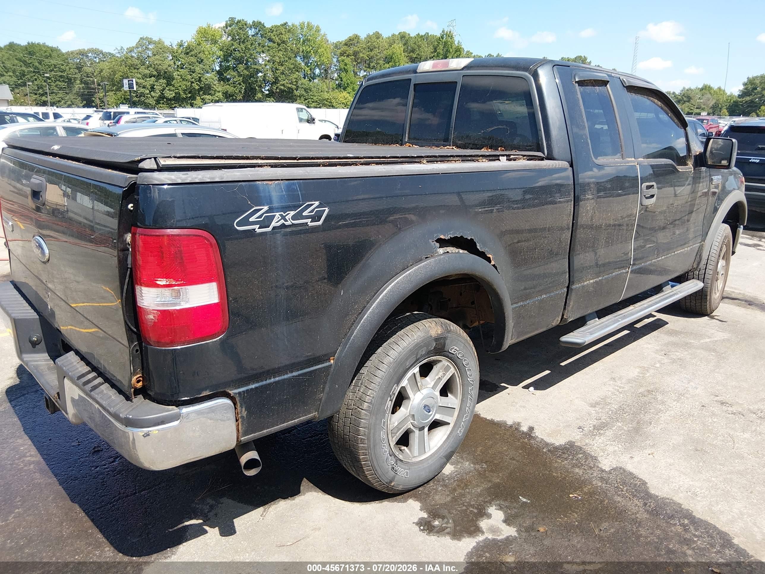 2006 Ford F-150 Fx4/lariat/xl/xlt Black vin: 1FTPX145X6FB30153