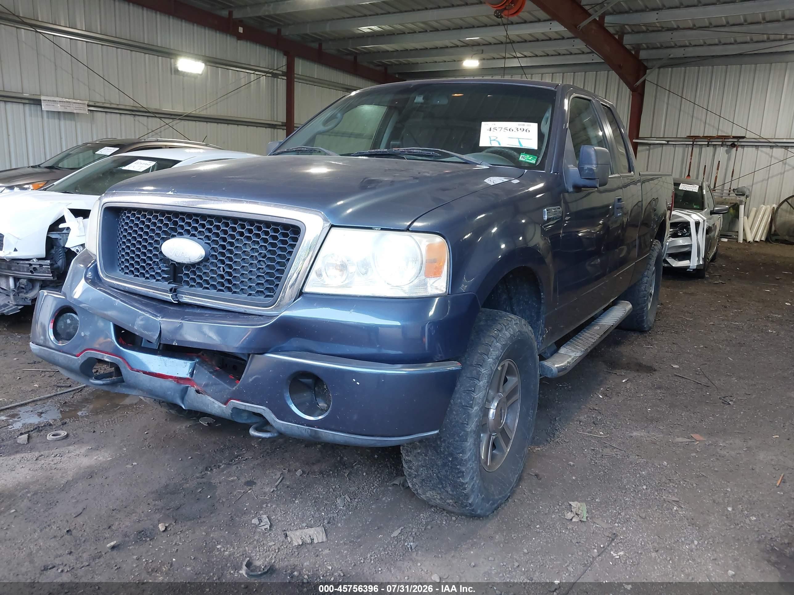 2006 Ford F-150 Blue vin: 1FTPX145X6NA44234