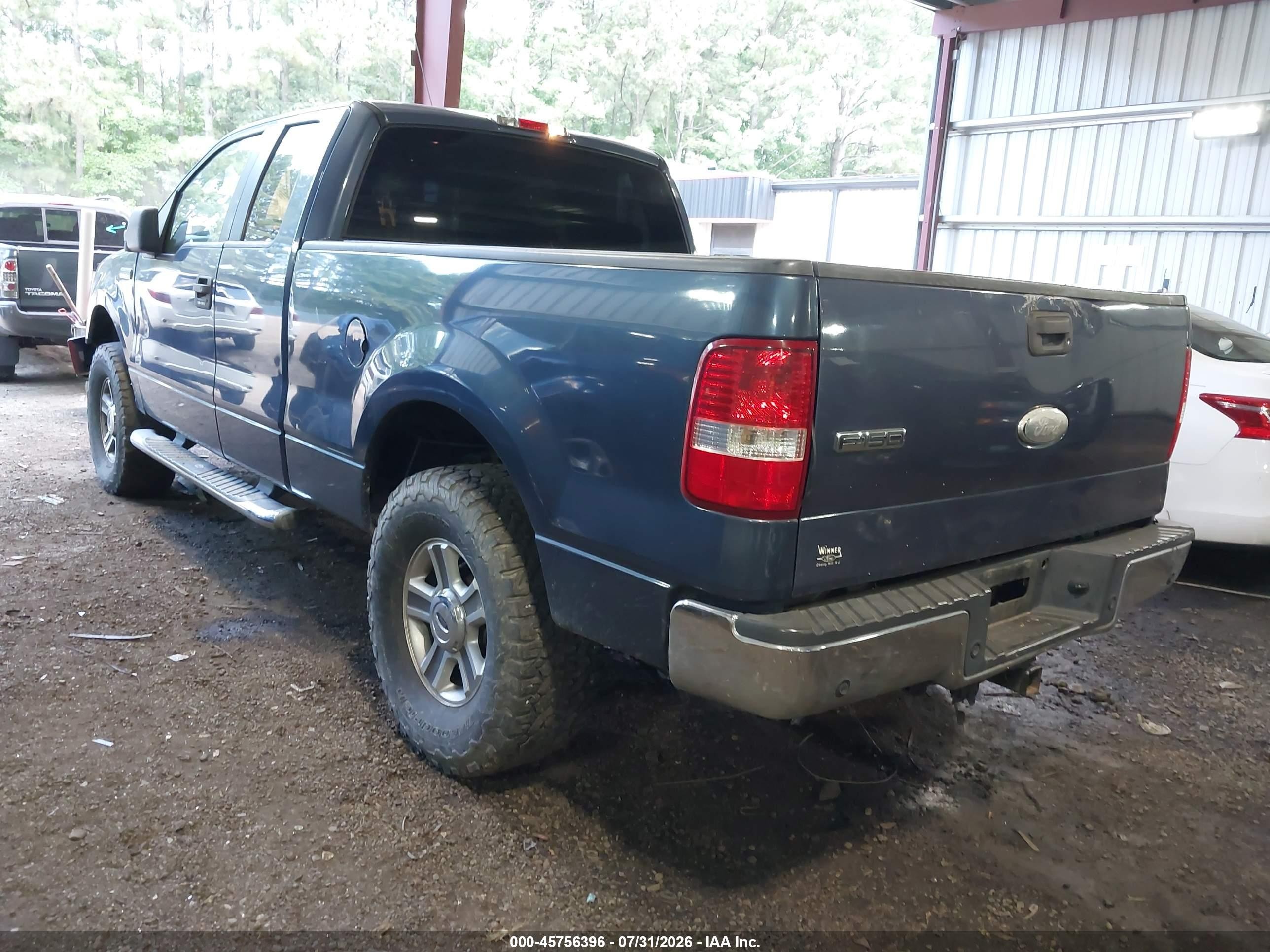 2006 Ford F-150 Blue vin: 1FTPX145X6NA44234