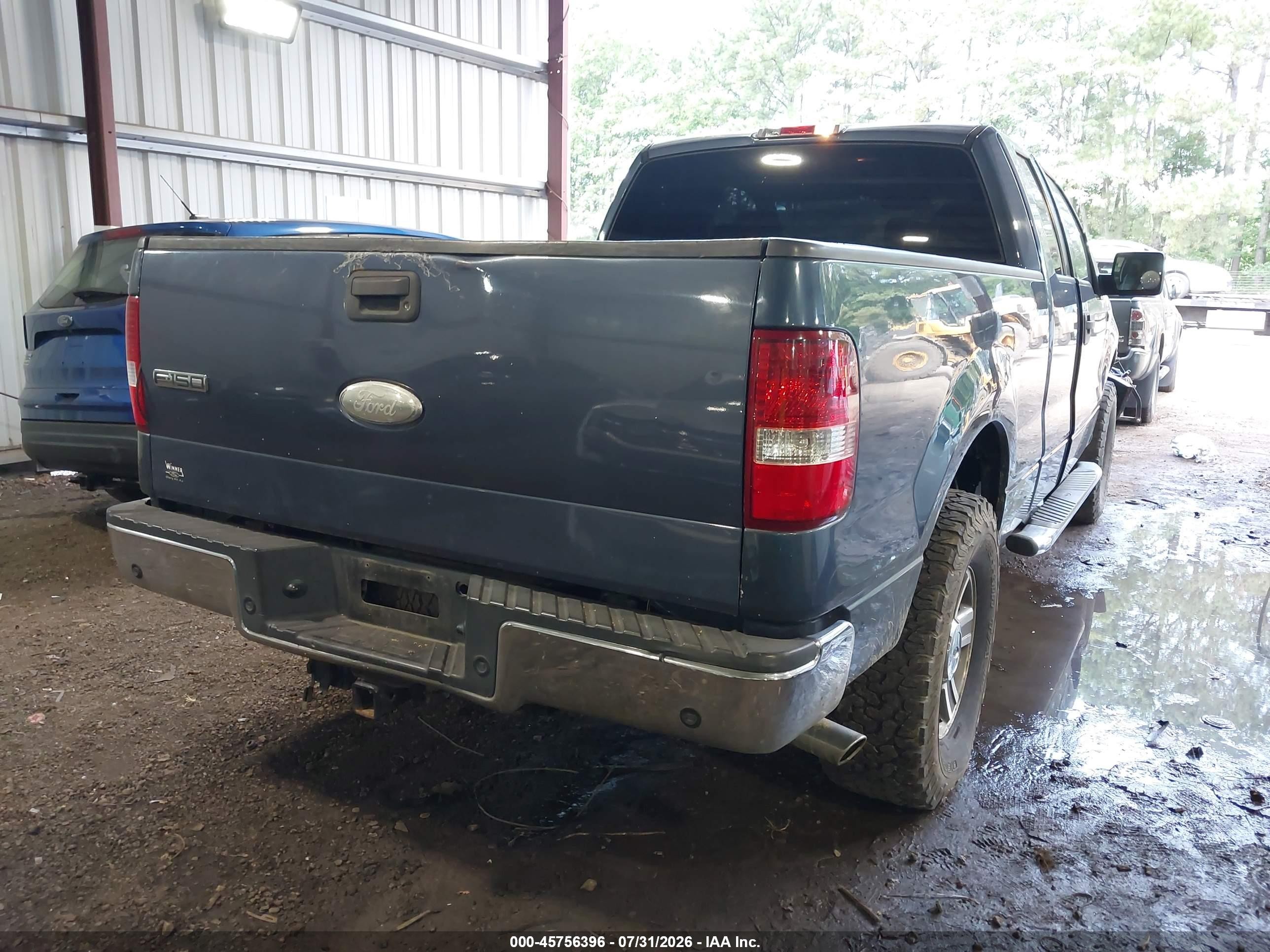 2006 Ford F-150 Blue vin: 1FTPX145X6NA44234
